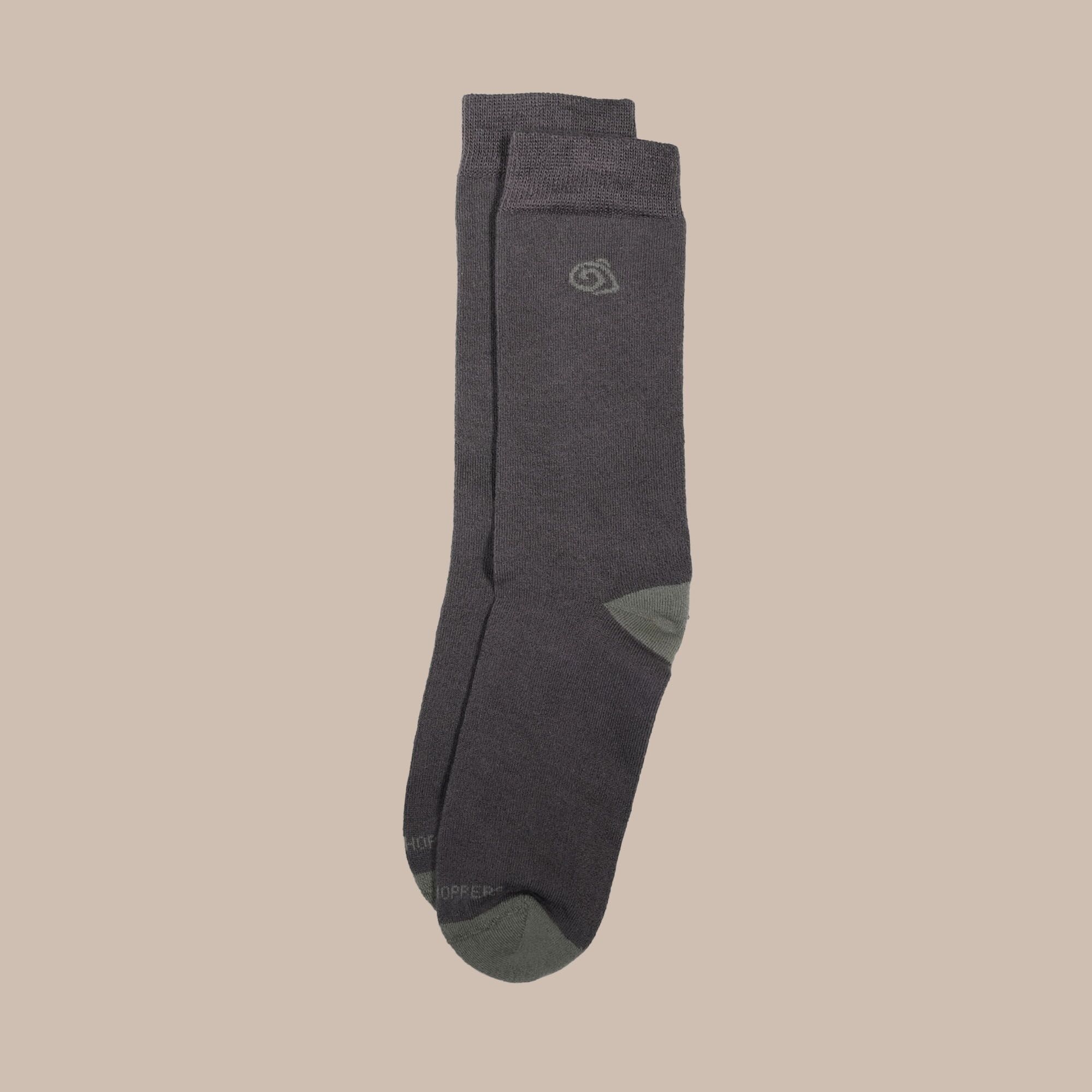 Craghoppers Nosilife Travel Wool Socks Size: Uk9-12 Unisex Green