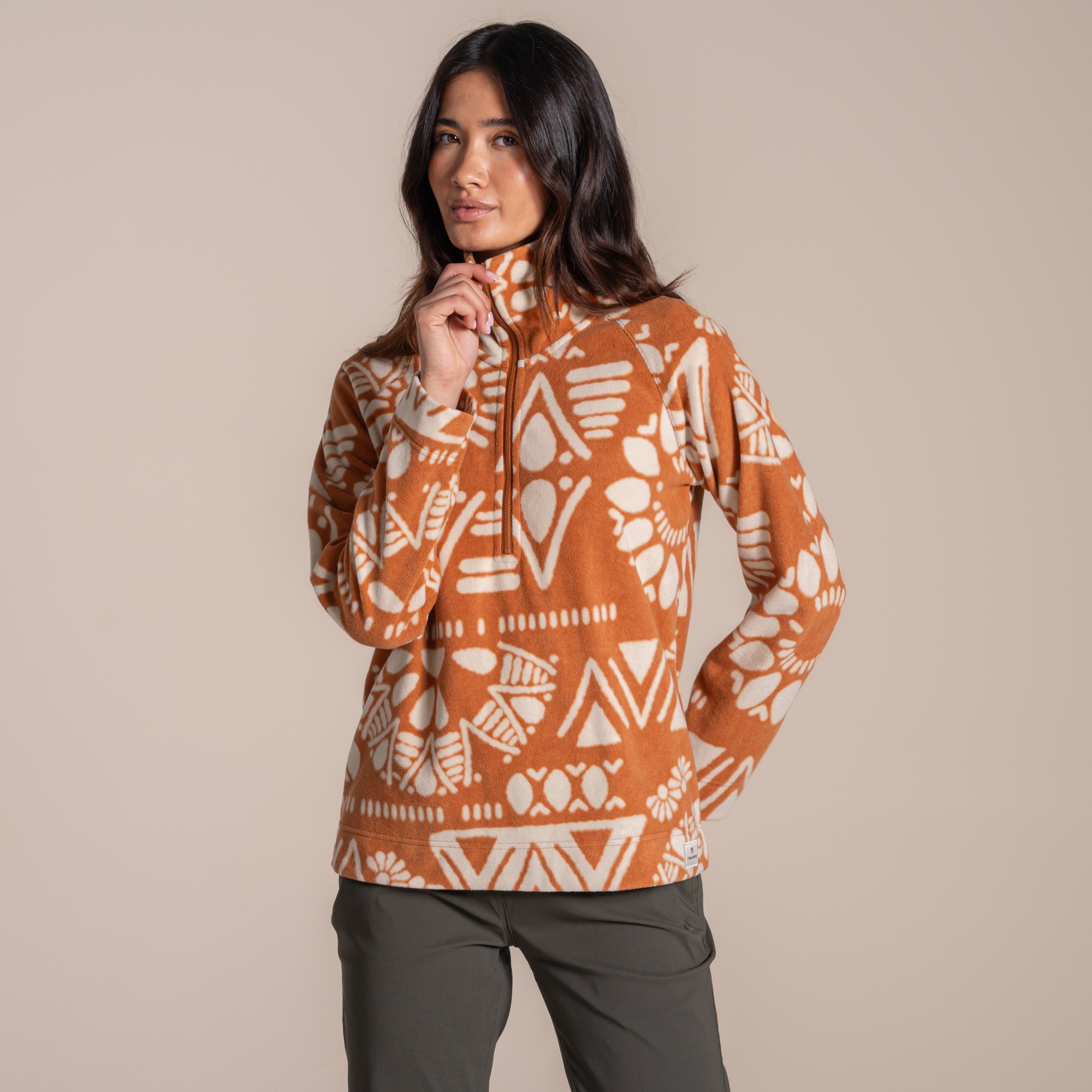 Craghoppers Women's Annjela Fleece - Orange Size 20