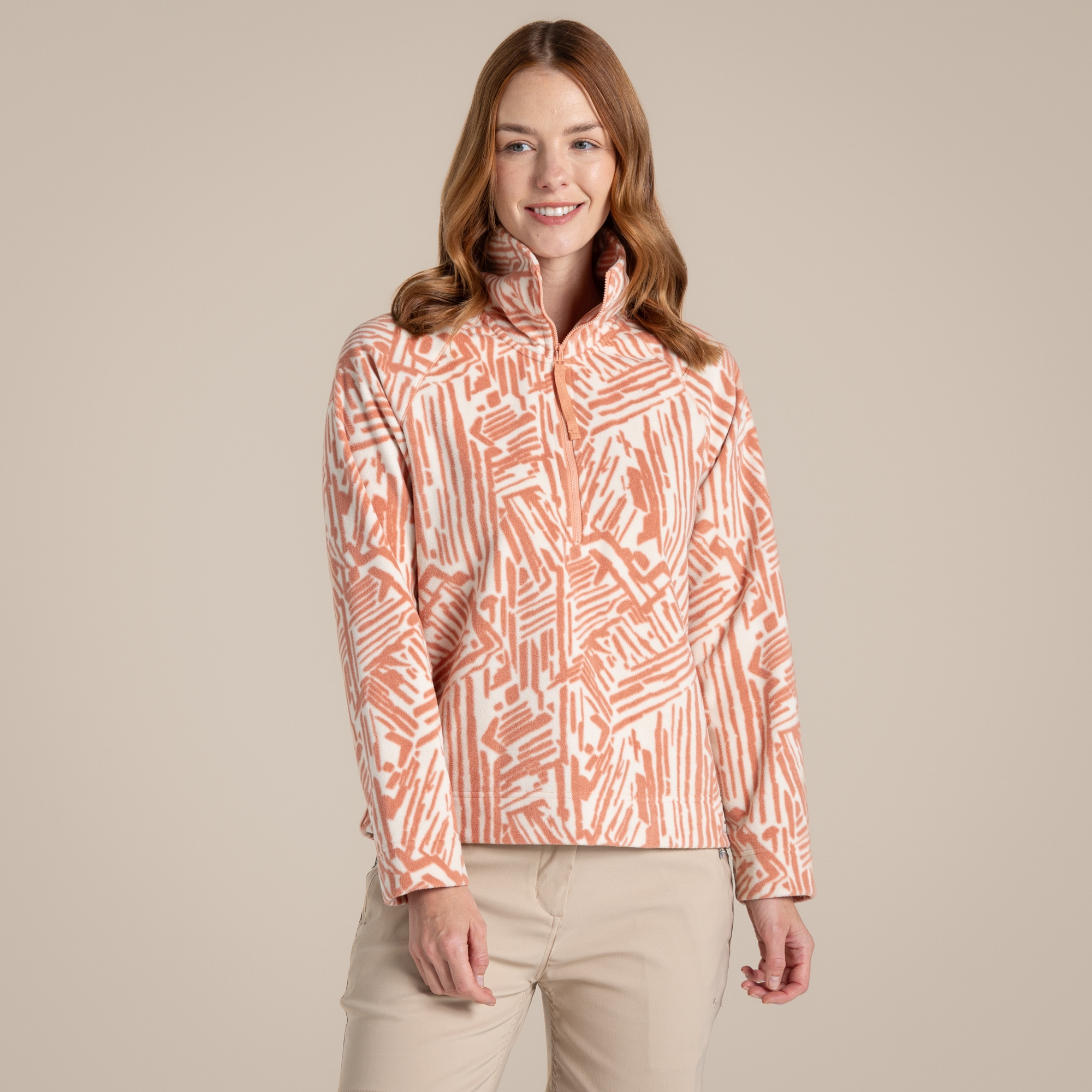 Craghoppers Annjela Fleece Size: 14 Women's Orange
