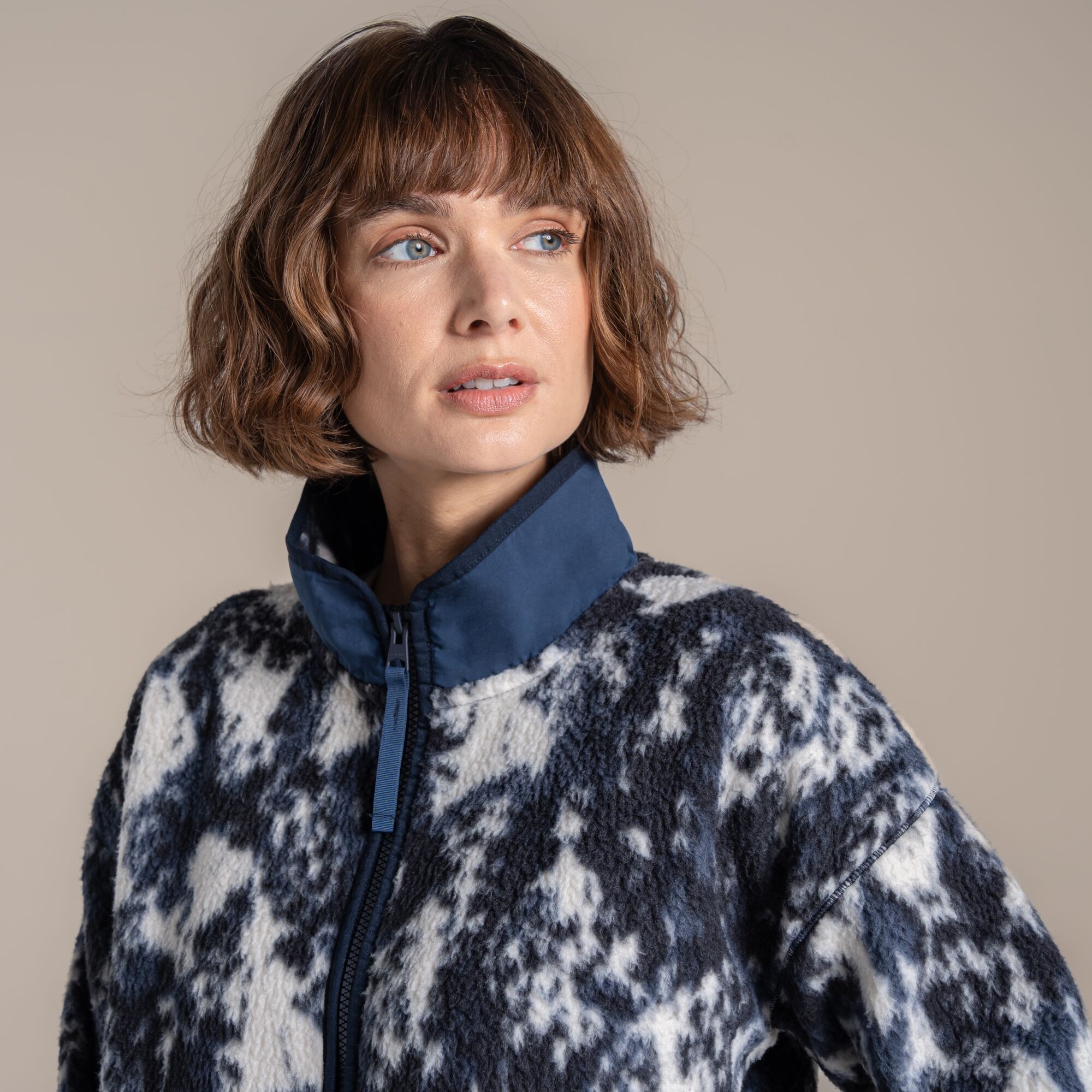 Craghoppers Dante Fleece Size: 10 Women's Navy