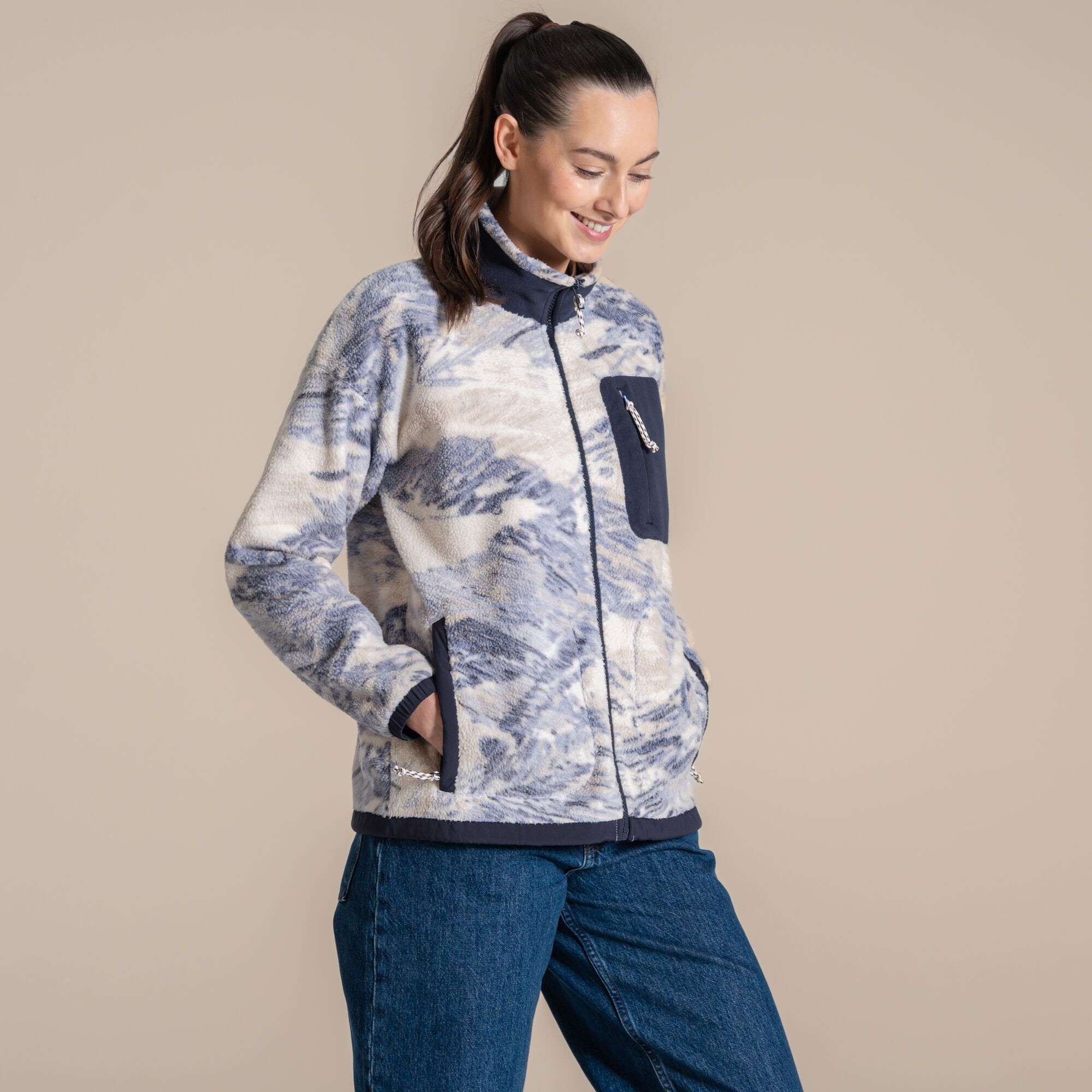 Craghoppers Women's Sanaa Jacket - Blue Size 10