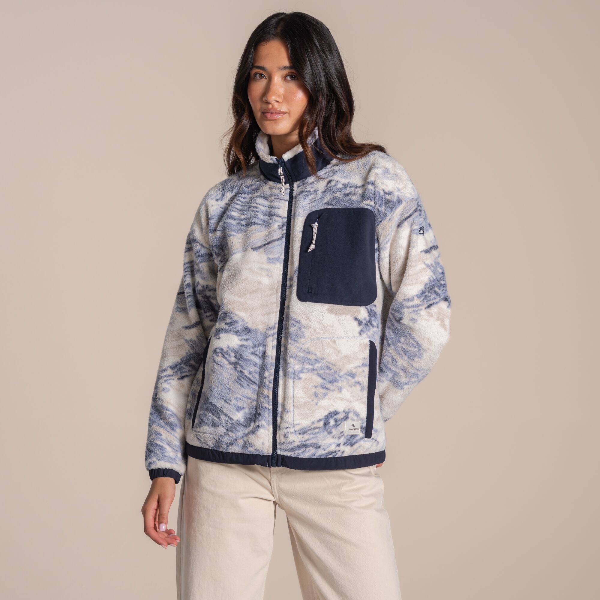 Craghoppers Women's Pale Blue Sanaa Jacket Fleece In | : Size 20 - Image 2