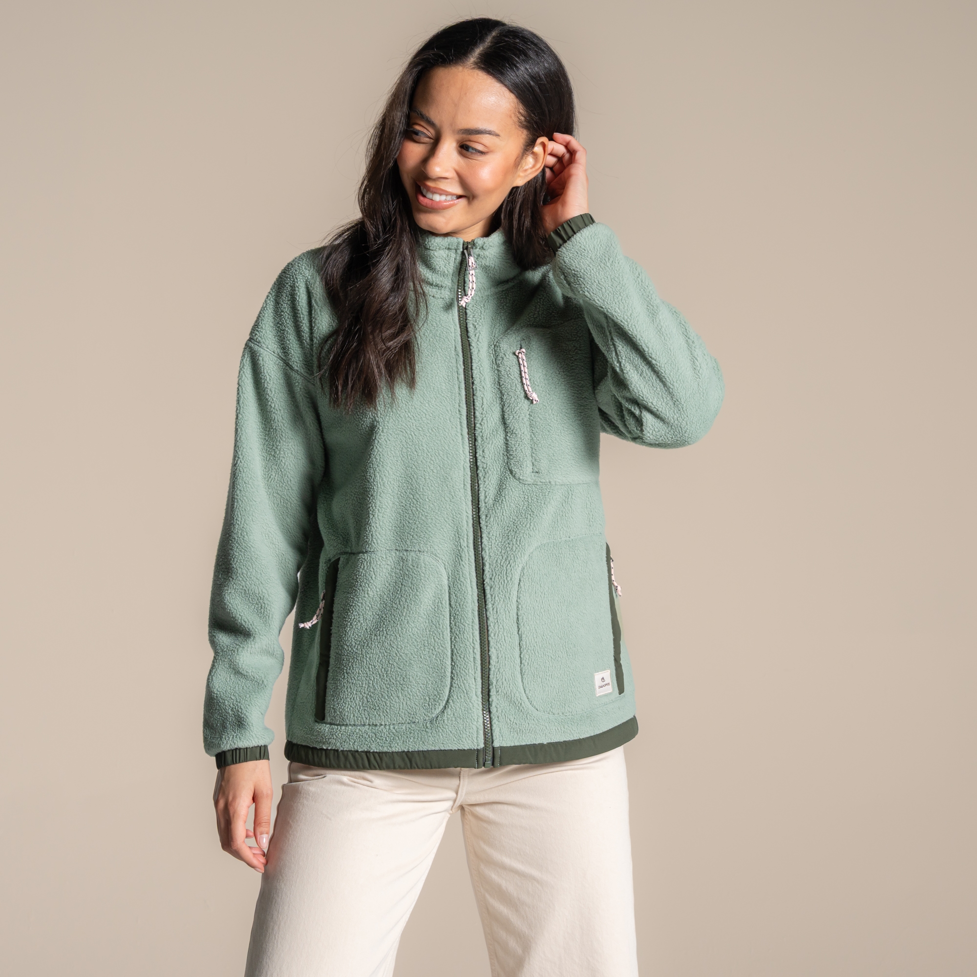 Craghoppers Women's Sanaa Jacket - Green Size 12