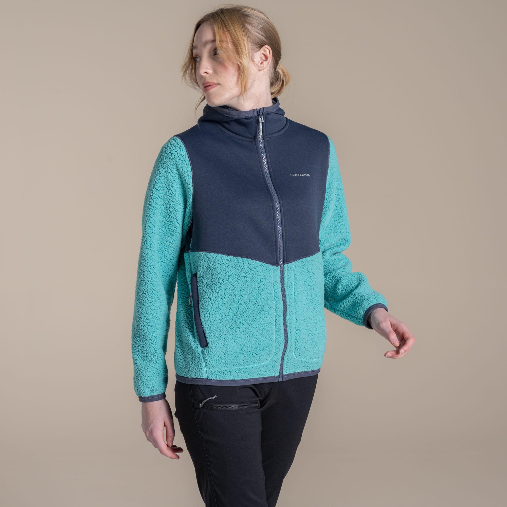 Craghoppers Telesto Hooded Jacket Size: 20 Women's Blue