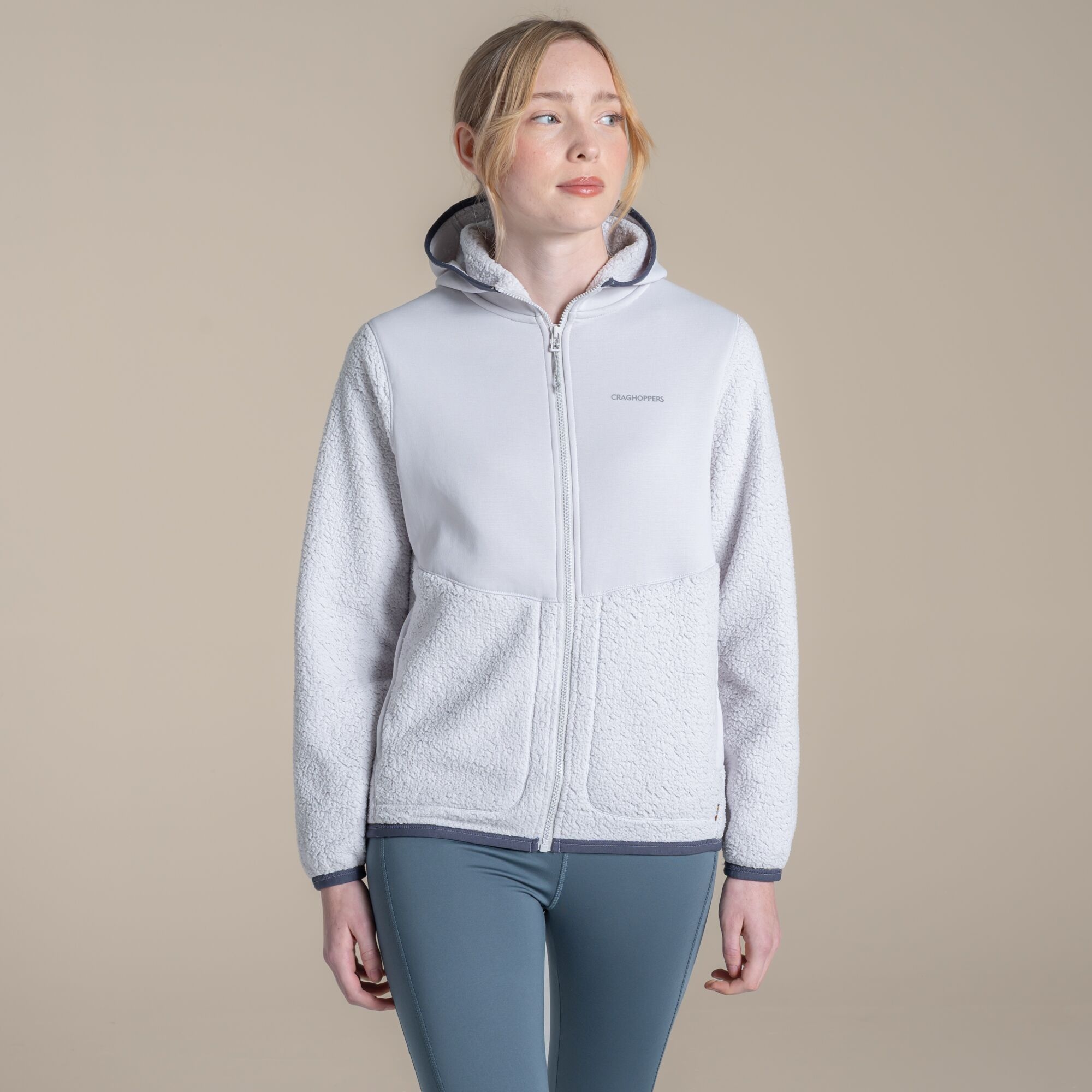 Craghoppers Telesto Hooded Jacket Size: 16 Women's Grey