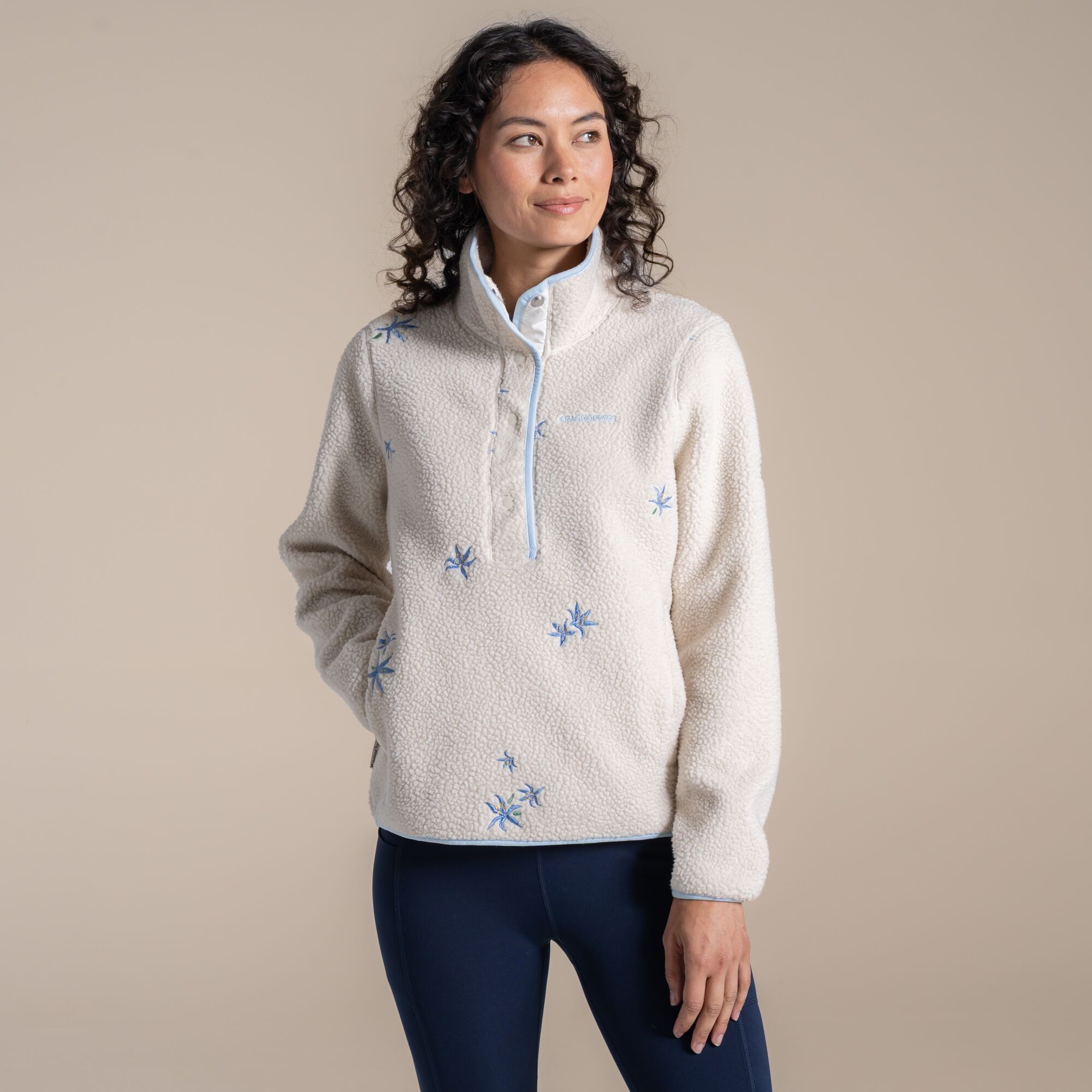 Craghoppers National Trust Rosemary Ii Overhead Fleece Size: 20 Women's Beige