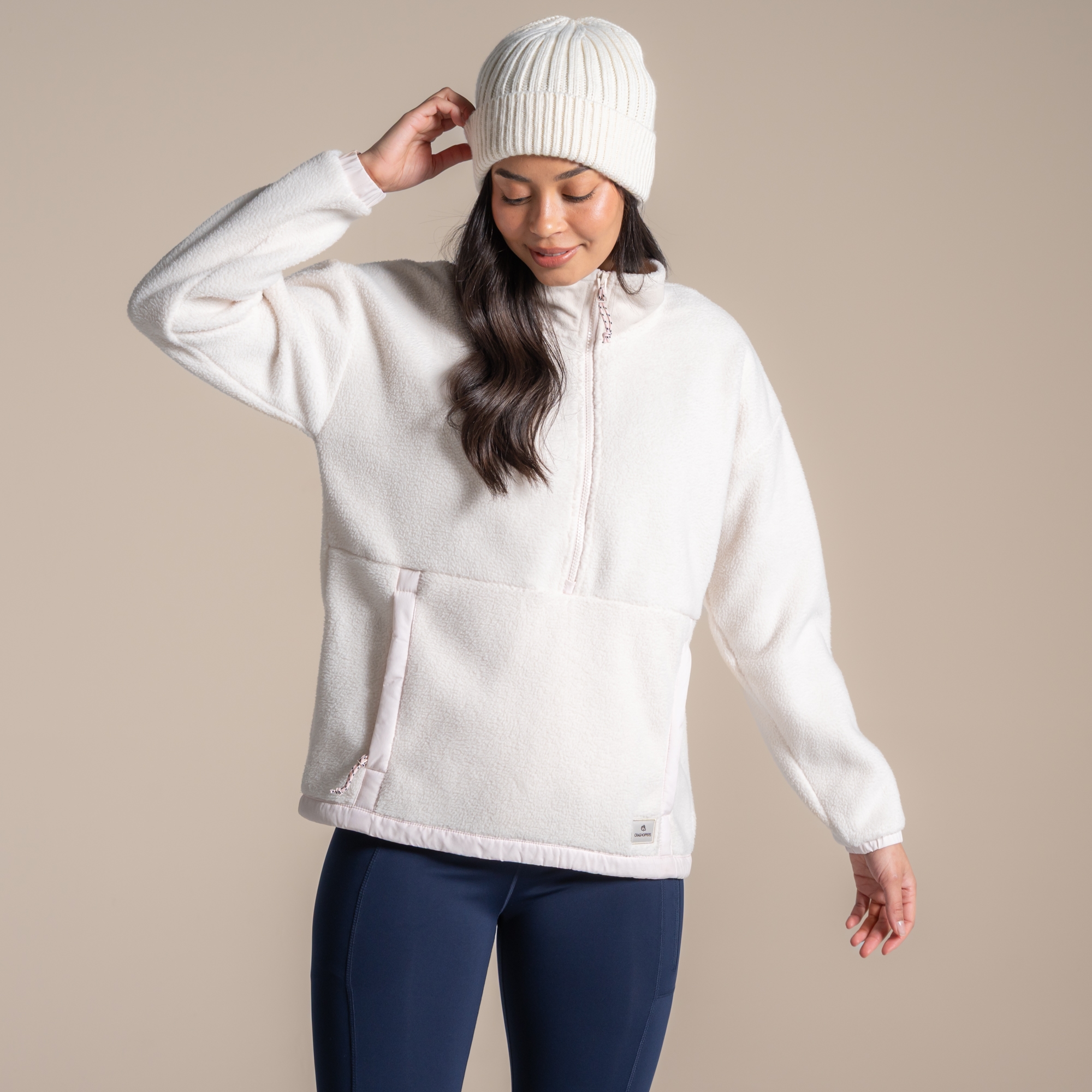 Craghoppers Women's Sanaa Fleece - White Size 20