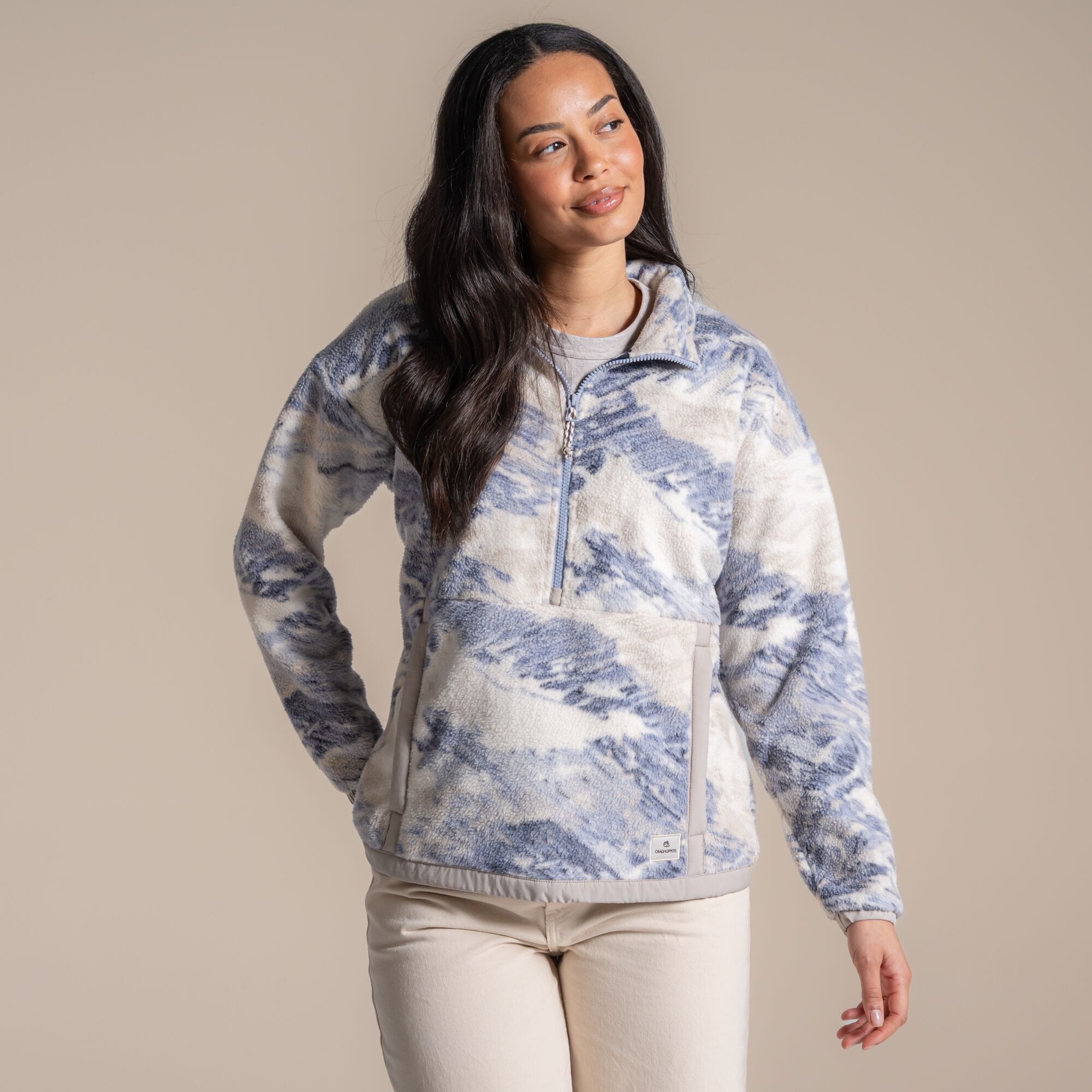 Craghoppers Women's Sanaa Fleece - Blue Size 16
