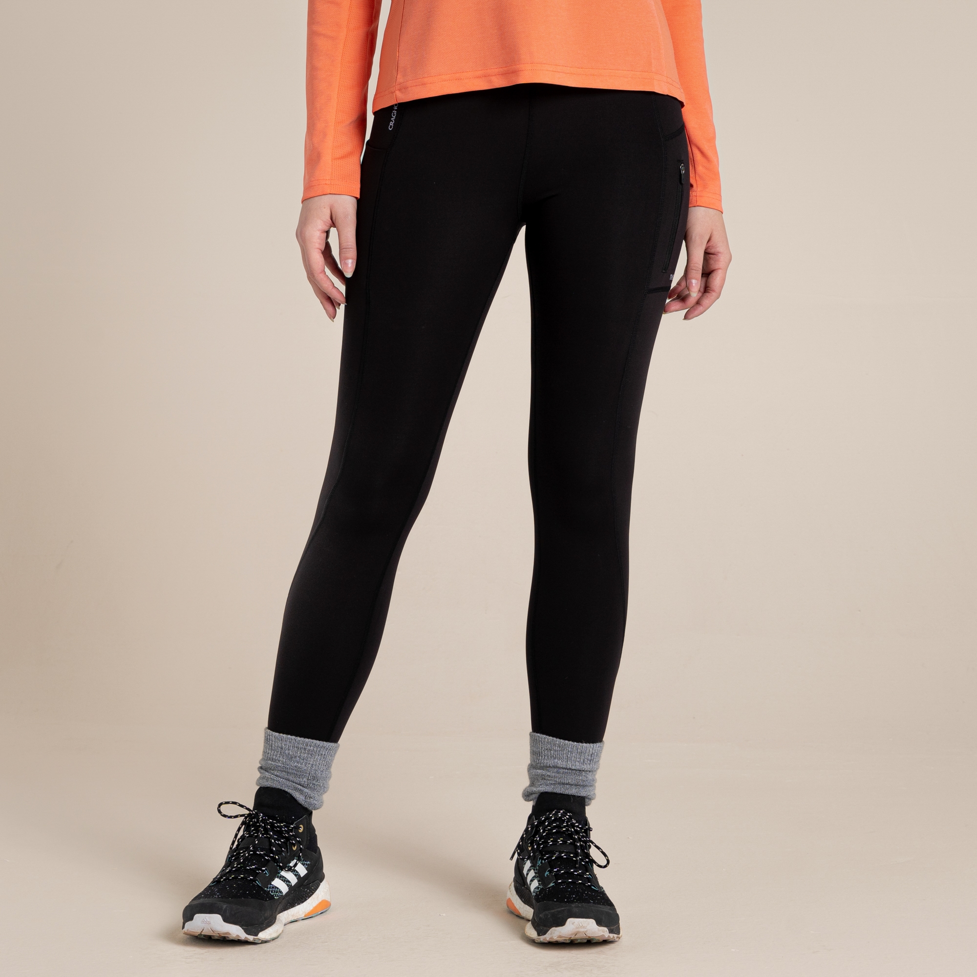Craghoppers Women's Compression Thermal Leggings - Black 18R