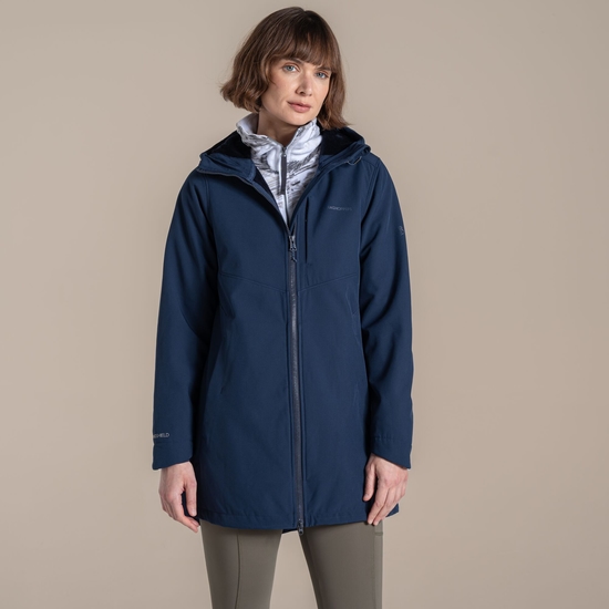Craghoppers Women's Hopegill Hooded Jacket Blue Navy