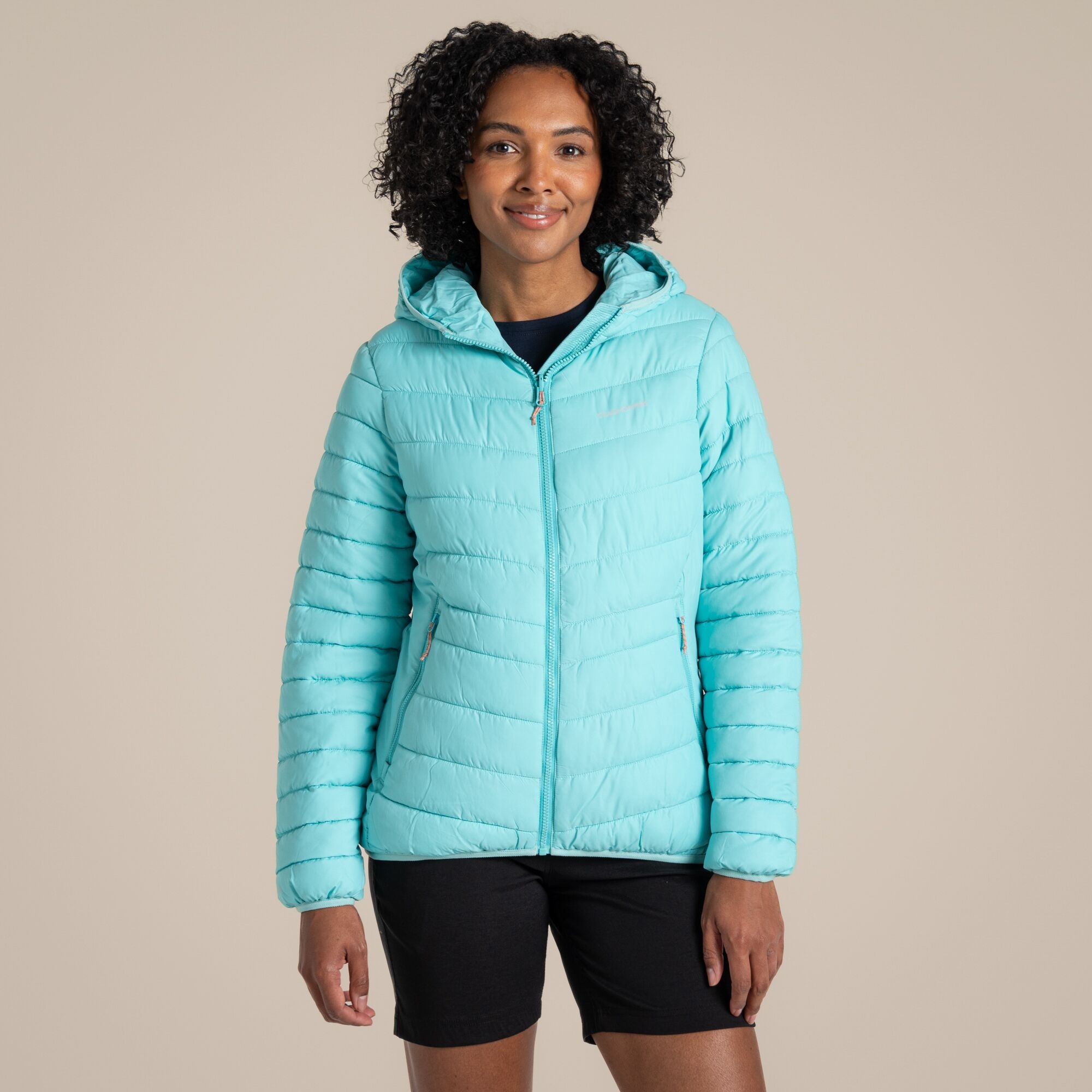 Craghoppers Compresslite Ix Hooded Insulating Jacket Size: 12 Women's Blue