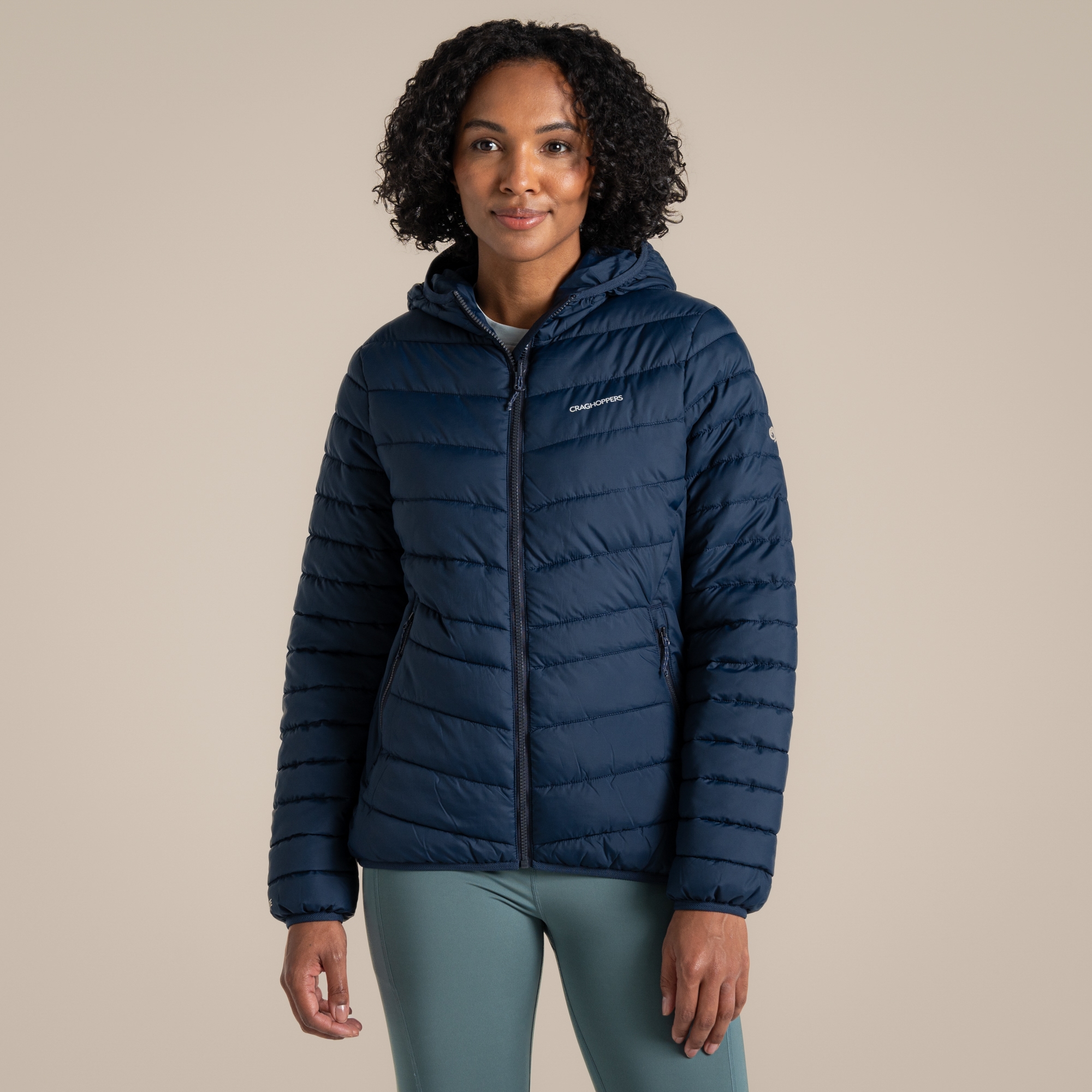 B&Q - Compresslite Ix Hooded Jacket Blue Navy 20 - Image 3