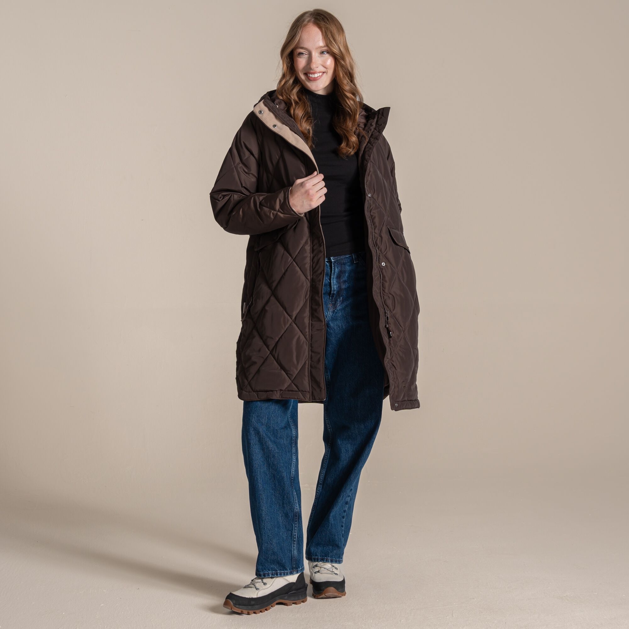Craghoppers Women's National Trust Sweetgrass Jacket - Brown Size 16