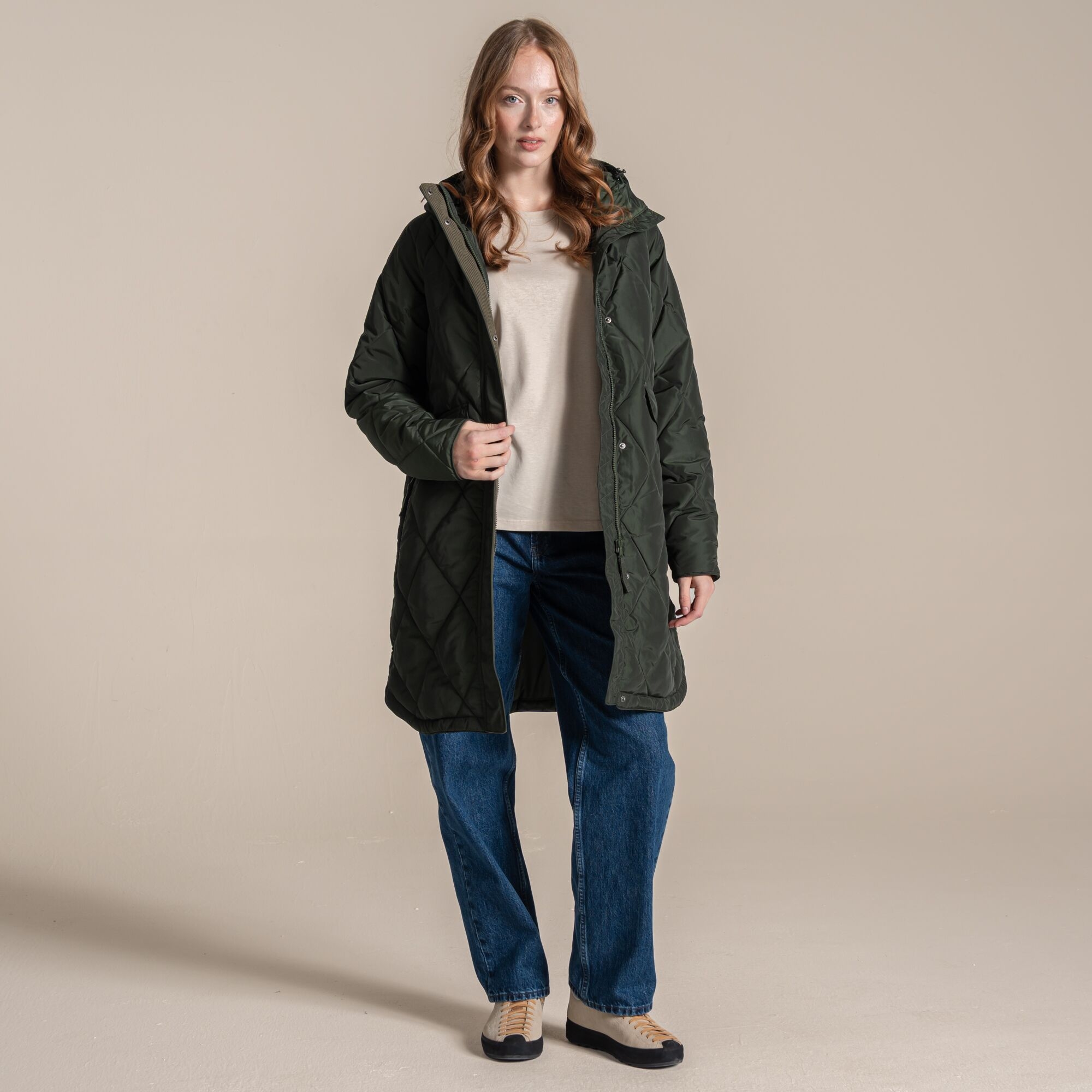 Craghoppers Women's National Trust Sweetgrass Jacket - Green Size 10