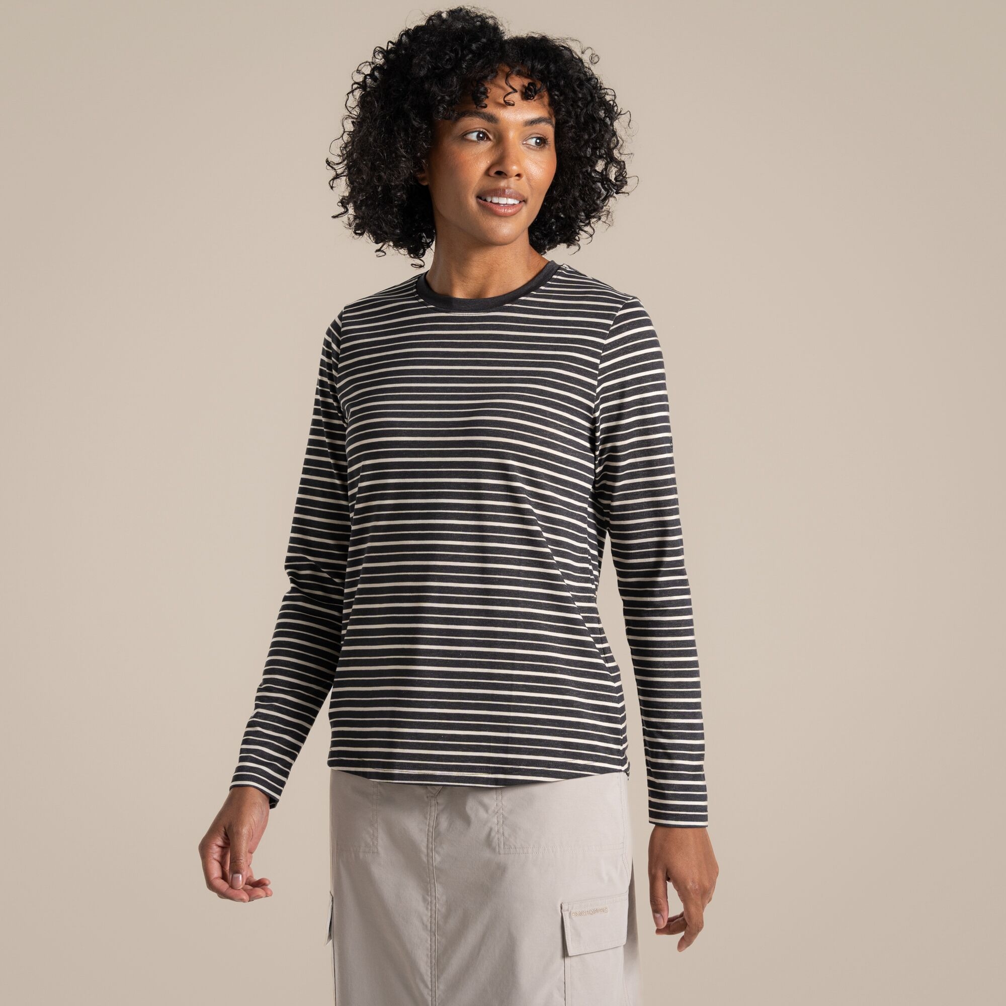 Craghoppers Nosilife Akona Long Sleeved Top Size: 16 Women's Grey