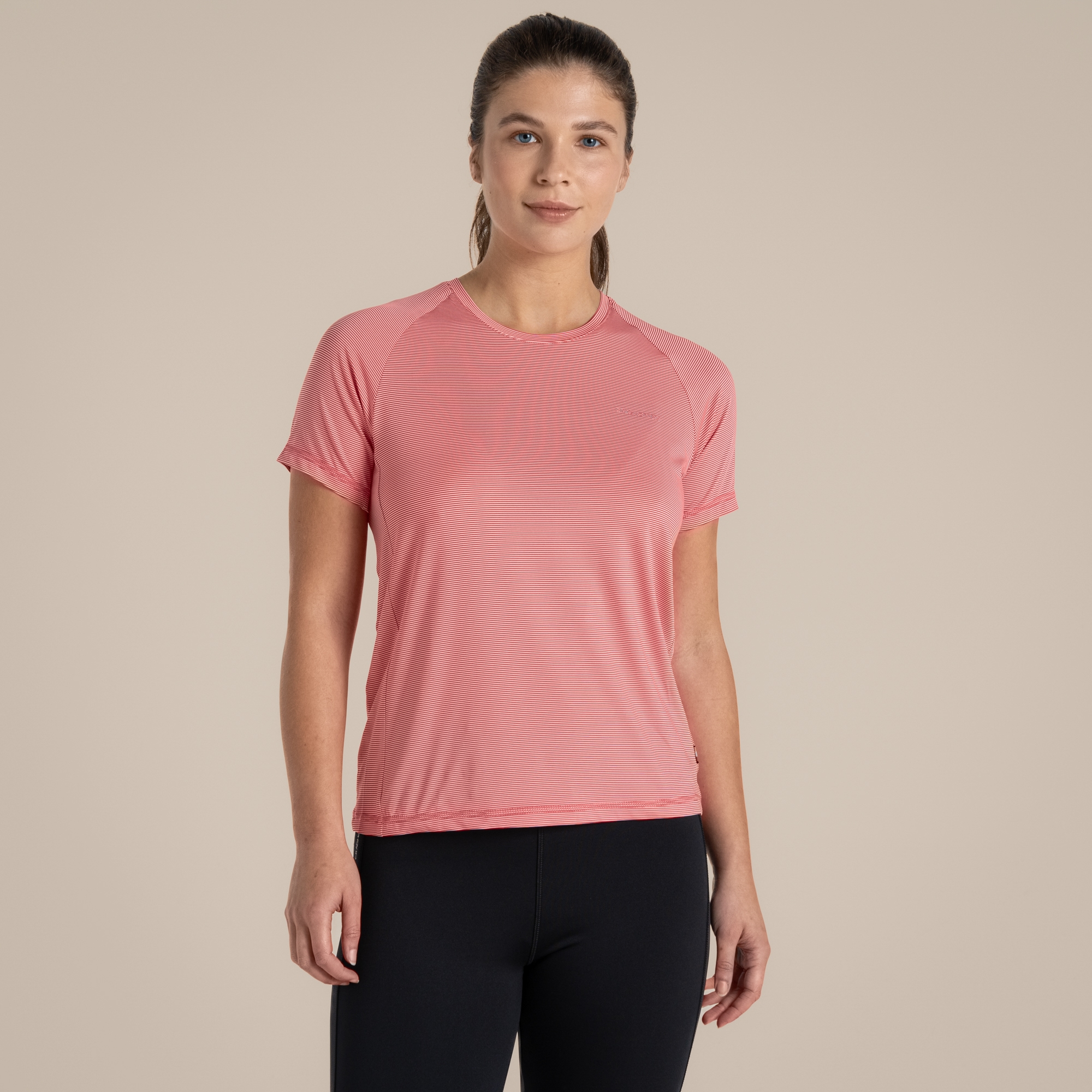 Craghoppers Women's Pink Ellie Short Sleeved T-Shirt Size: 14