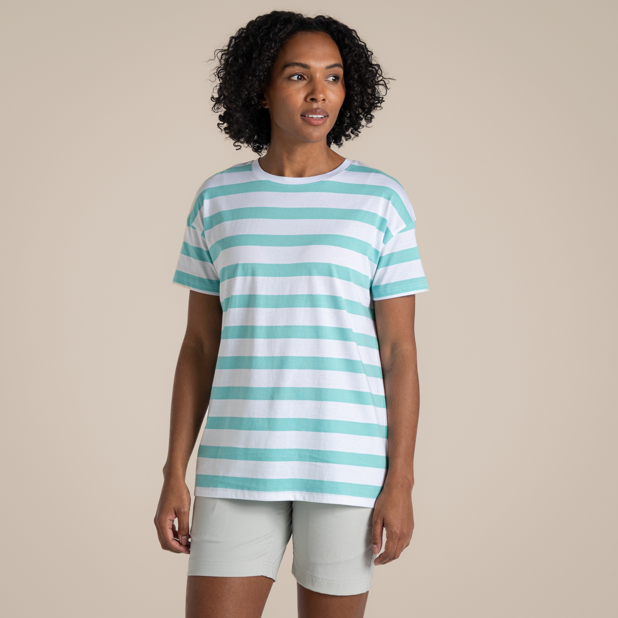 Craghoppers Women's Blue Yago Short Sleeved Top Size: 10