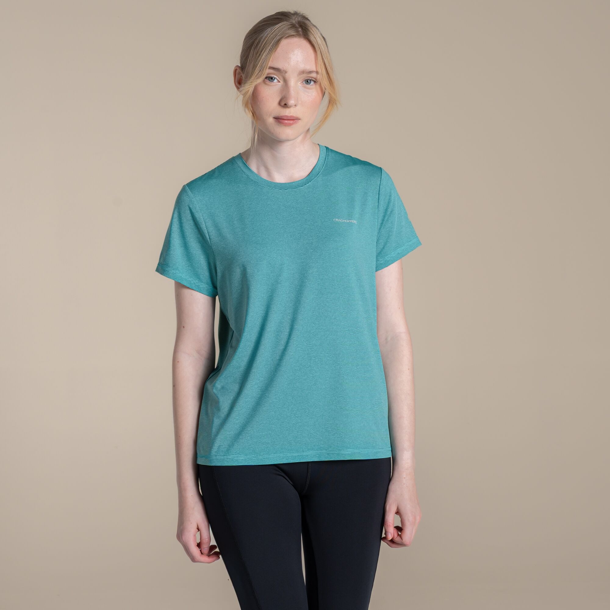 Craghoppers Ellie Ii Short Sleeved T-Shirt Size: 16 Women's Blue