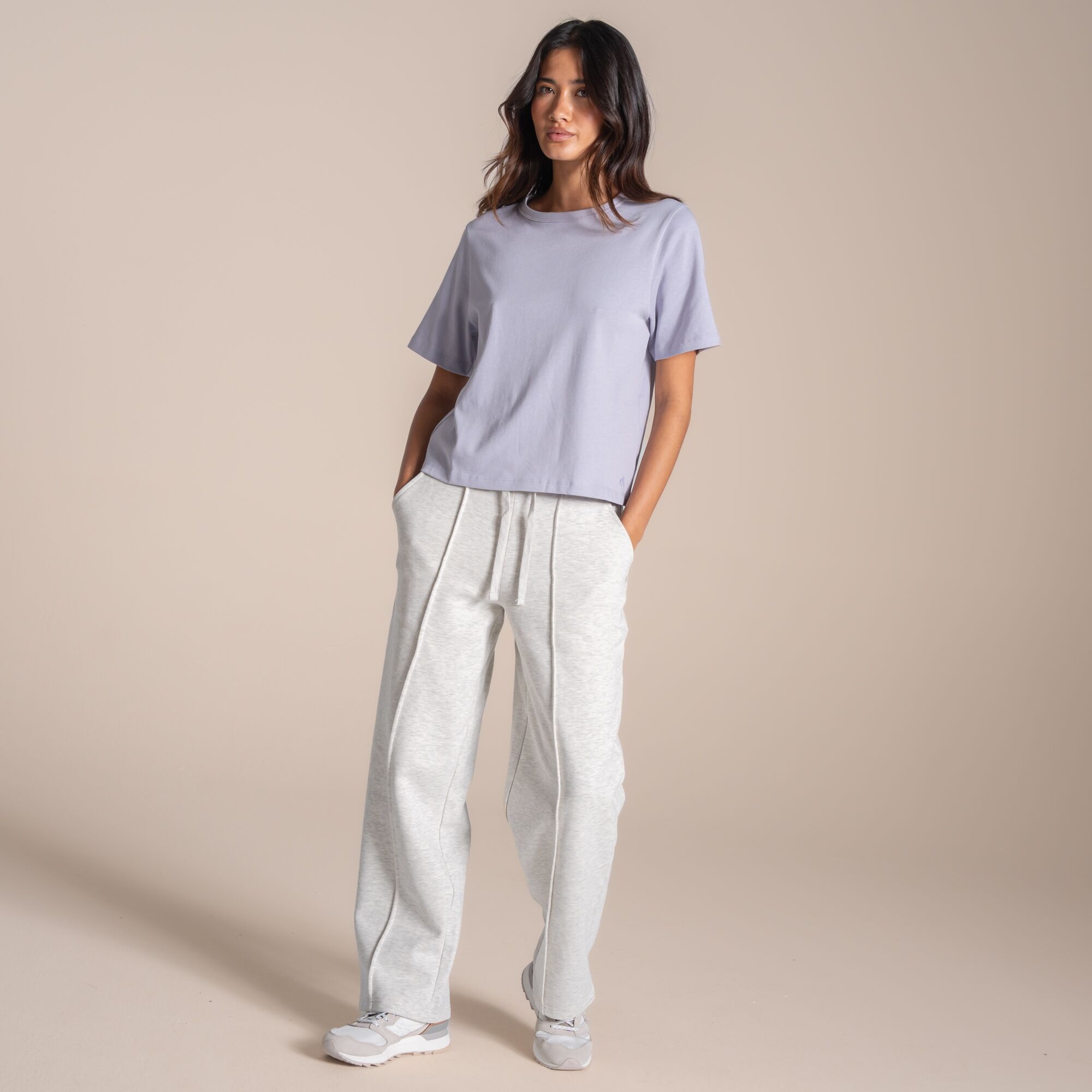 Craghoppers Women's Elements Short Sleeved T-Shirt - Grey Size 12