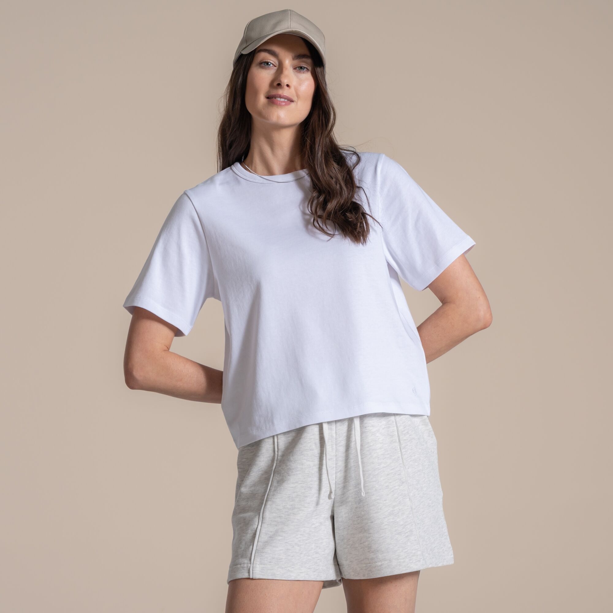 Craghoppers Women's Elements Short Sleeved T-Shirt - White Size 10