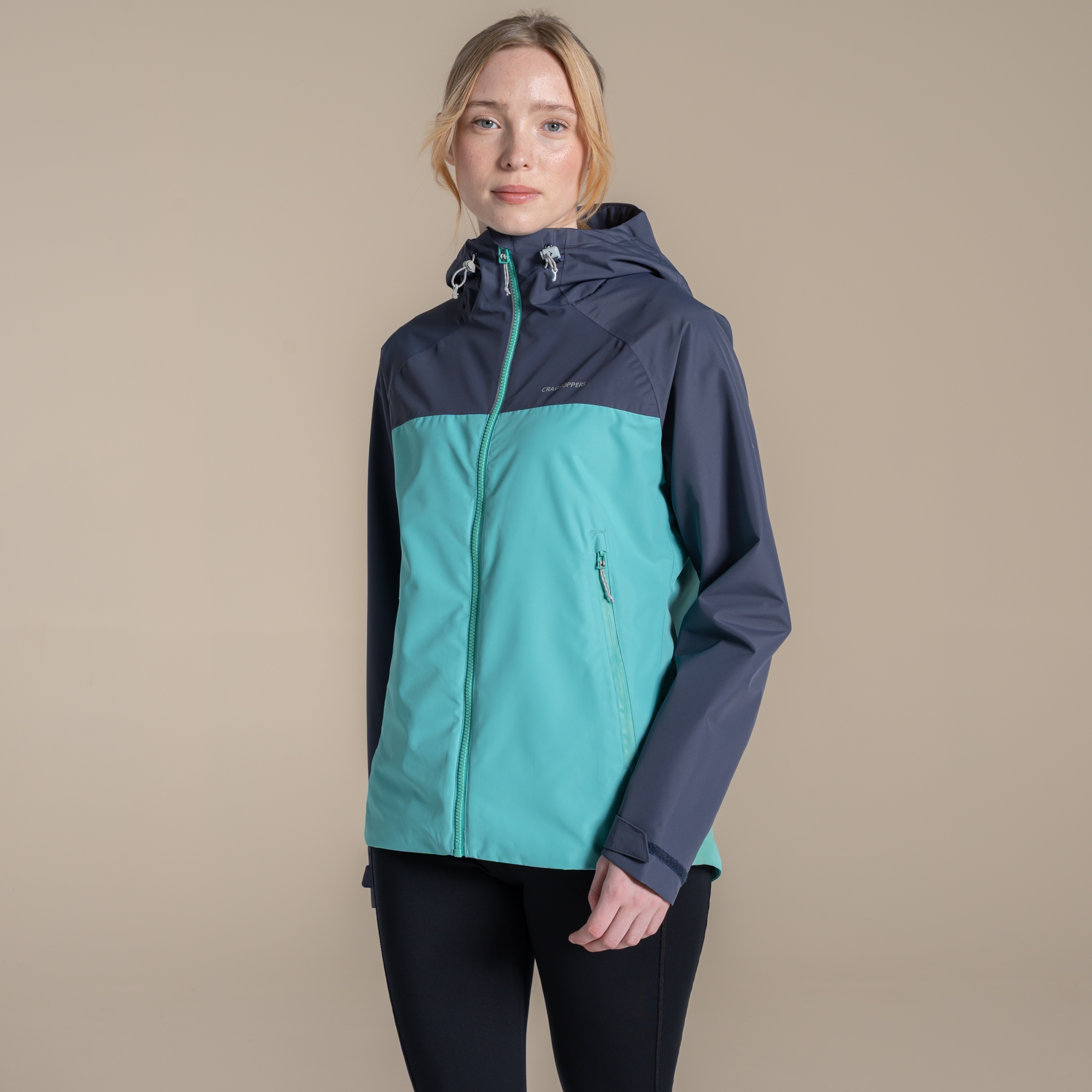 Craghoppers Waterproof Vanth Jacket Size: 18 Women's Blue