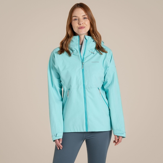 Craghoppers Women's Dynamic Pro III Waterproof Jacket Aqua Sky