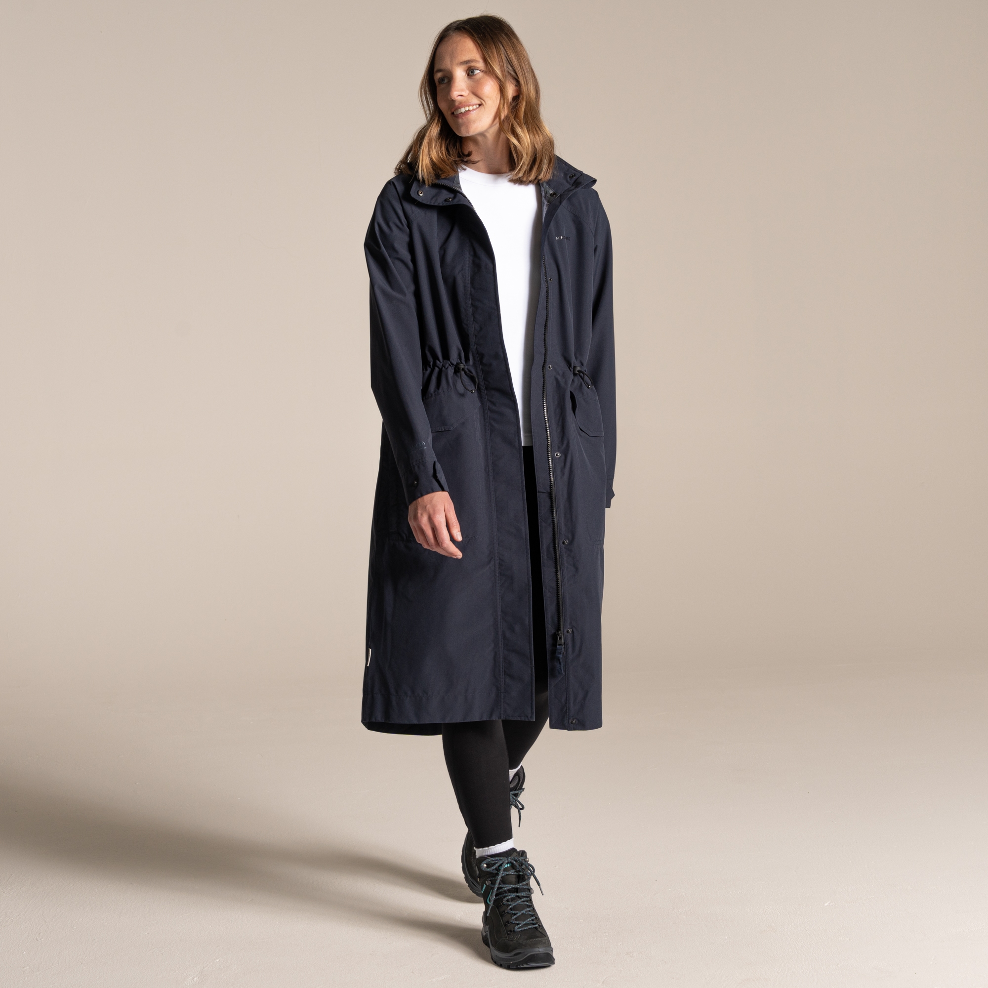 Craghoppers Waterproof National Trust Saxifrage Jacket Size: 12 Women's Navy