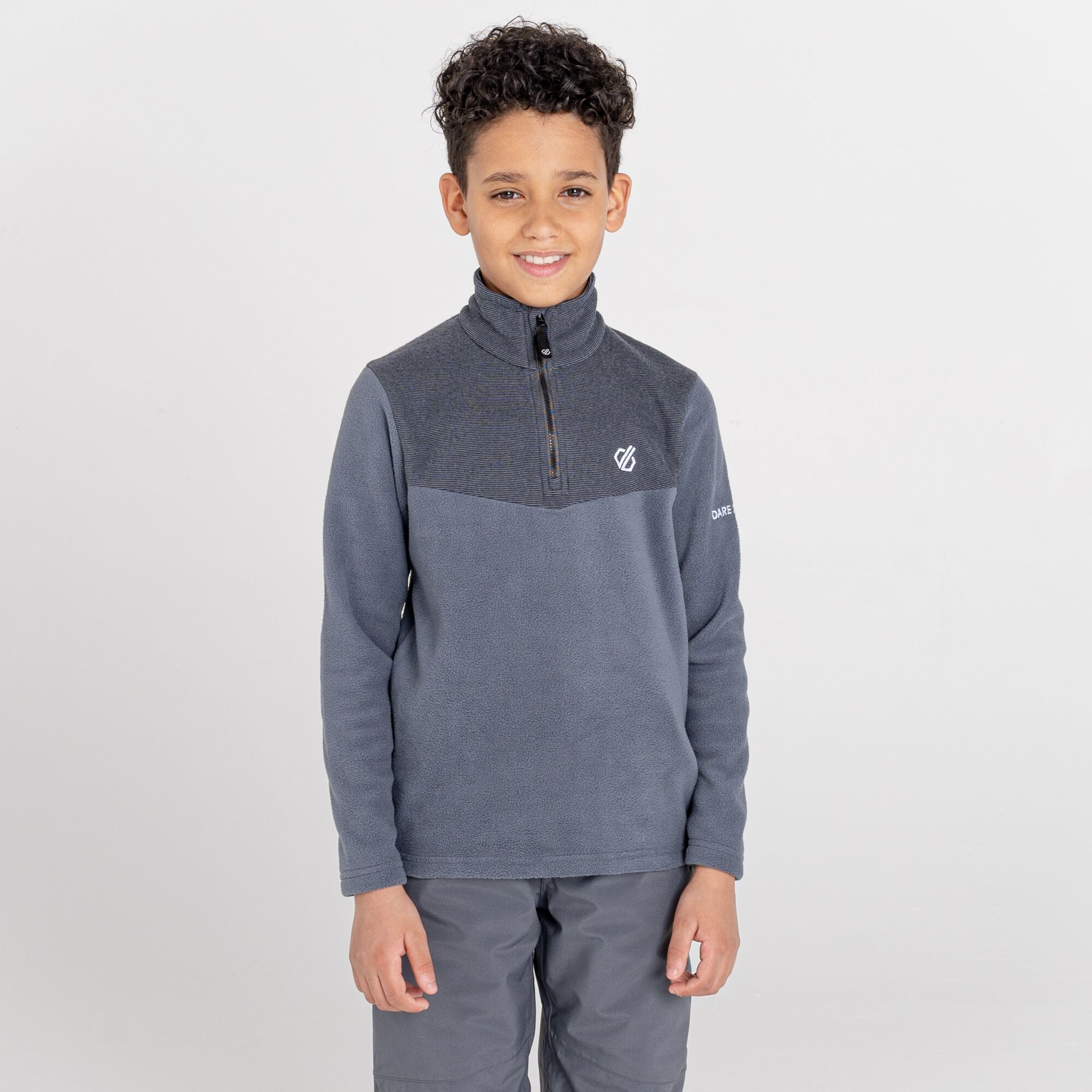 Dare 2b Boys' Joyous Half Zip Fleece Dark Storm, Size: 3-4 yrs