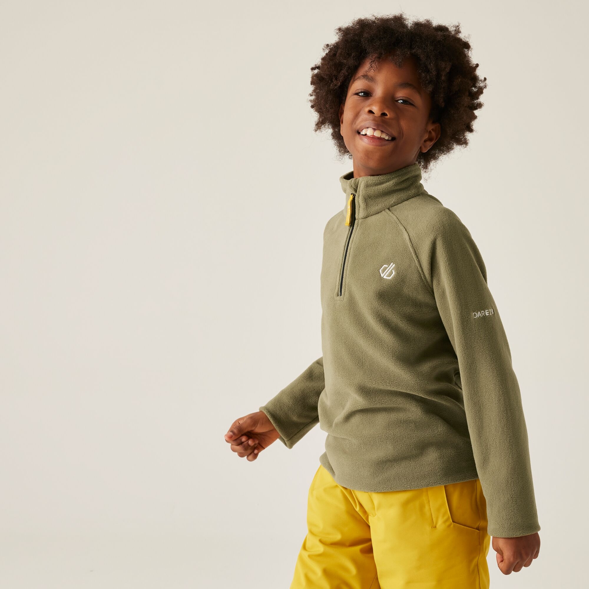 Dare 2B Kids’ Freehand School Fleece - Green Size 7-8 Years