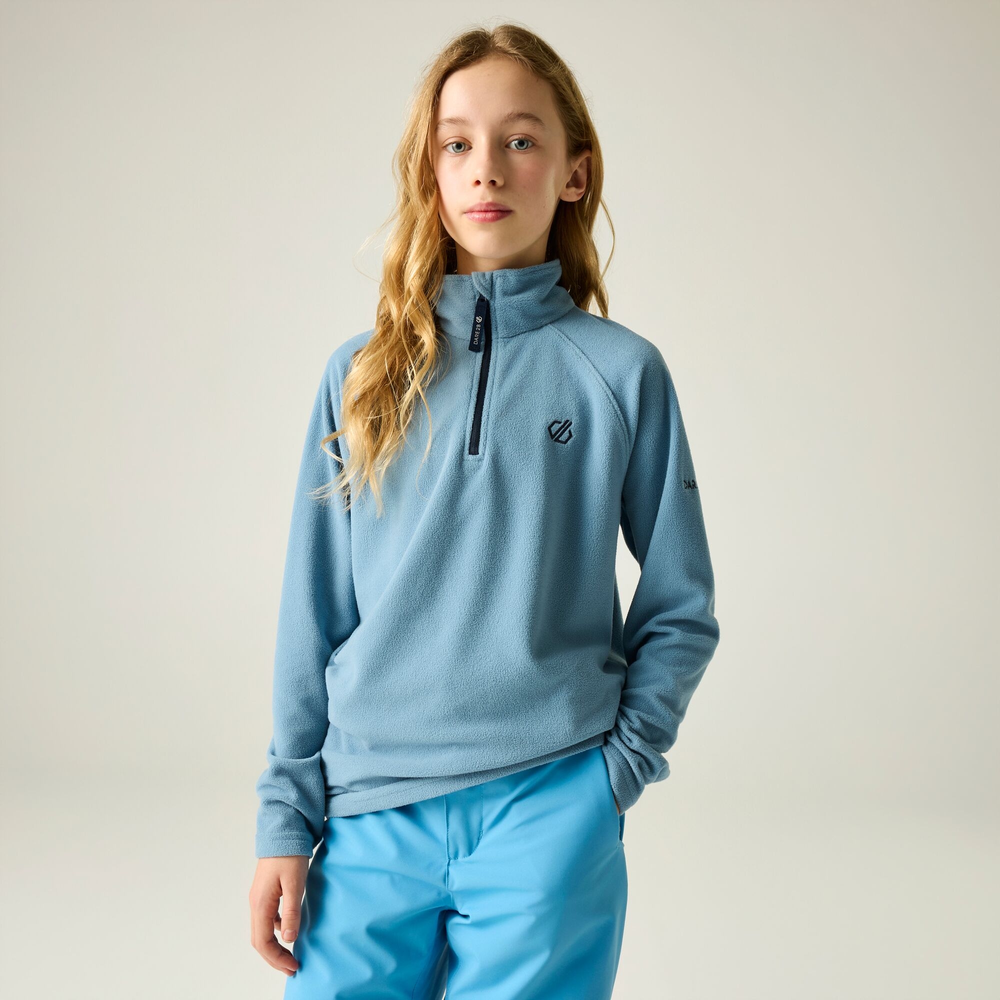 Dare 2B Kids’ Freehand School Fleece - Blue Size 7-8 Years