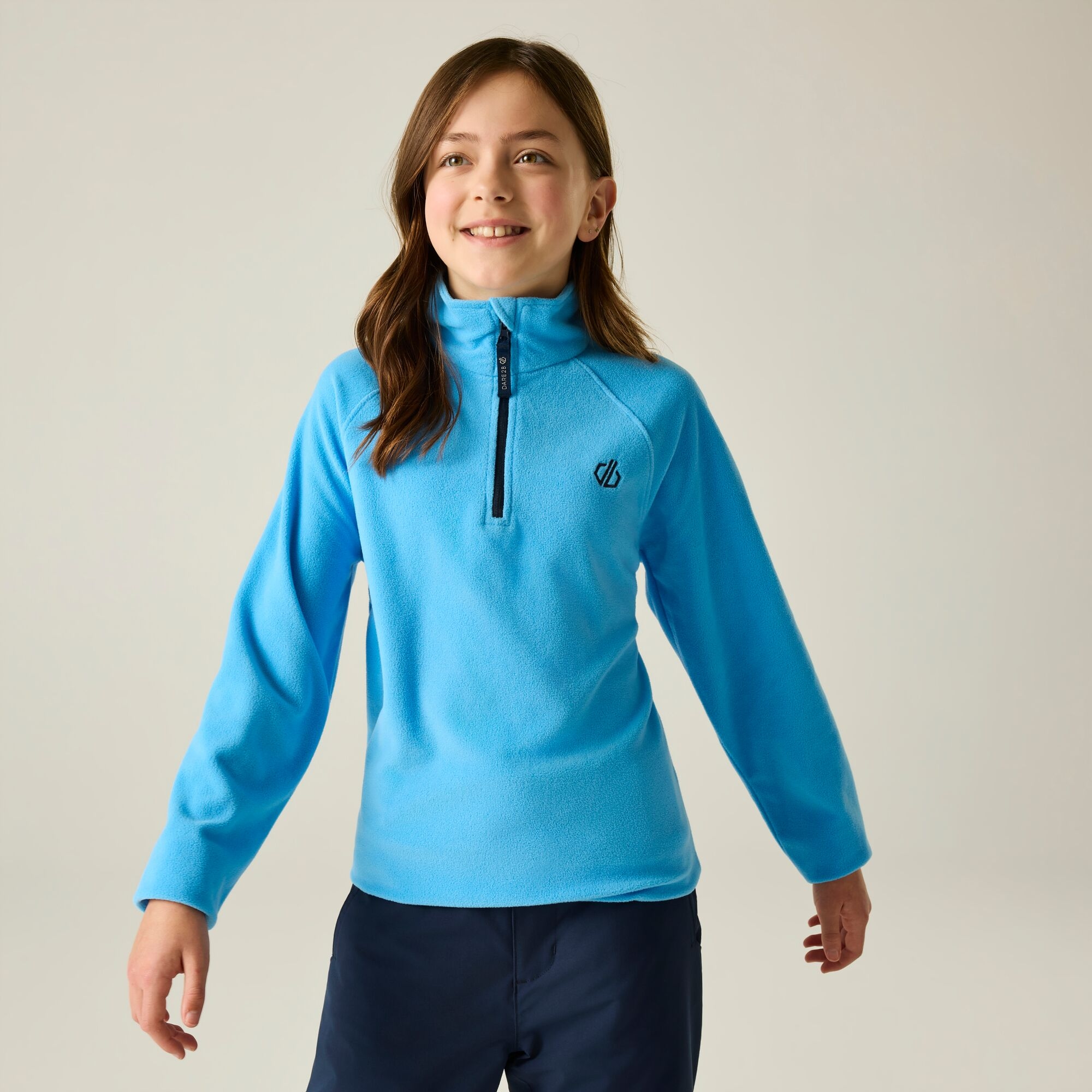 Dare 2B Kids’ Freehand School Fleece - Blue Size 7-8 Years