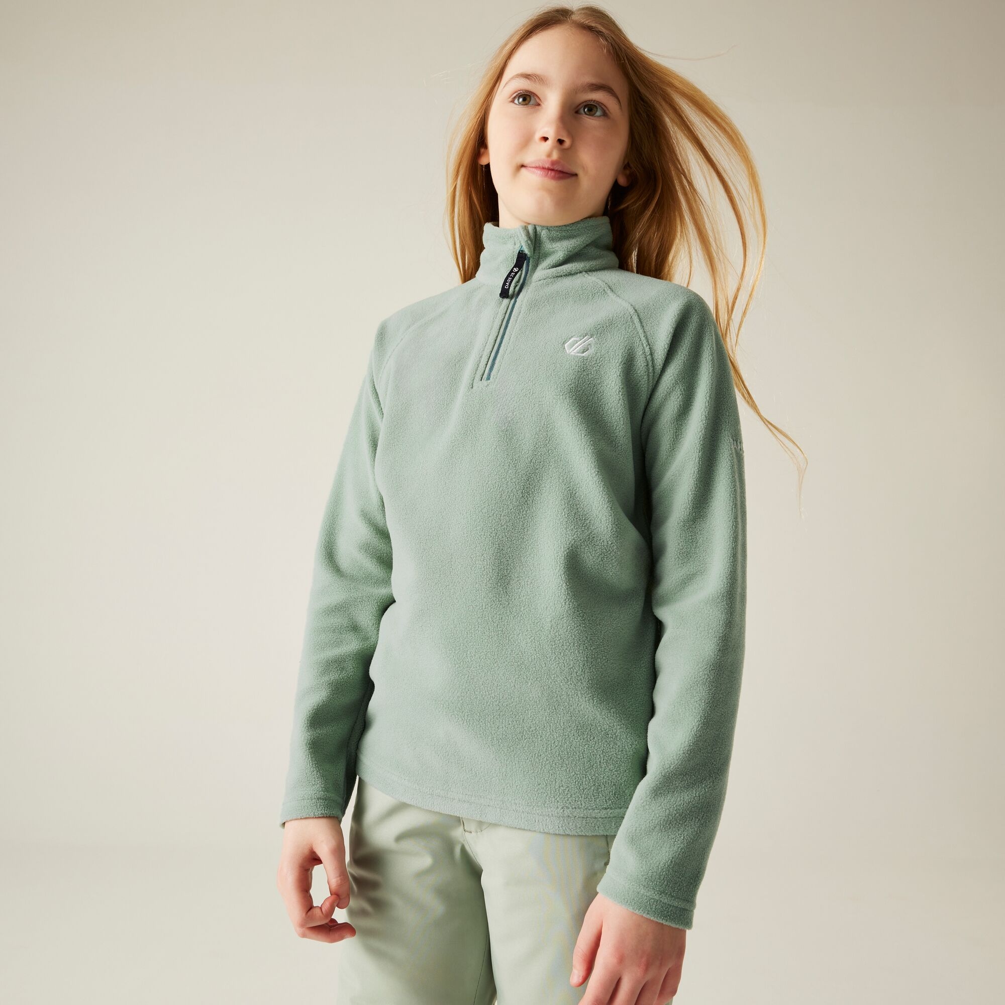 Dare 2b Polar dziecięcy z suwakiem 1/2 Freehand Zielony