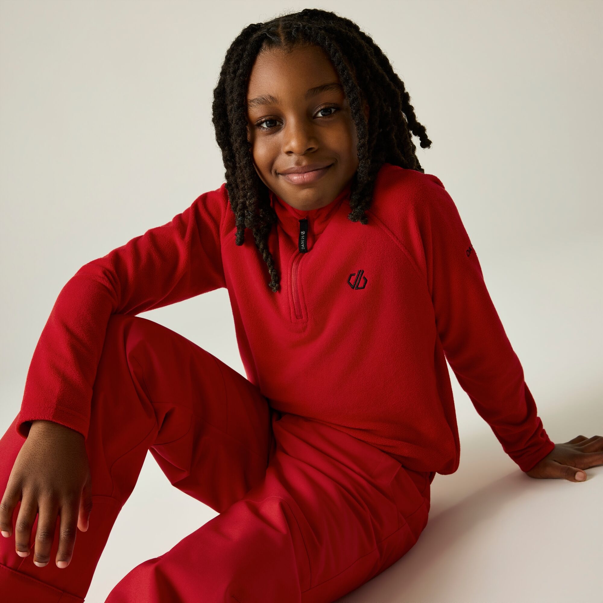 Dare 2B Kids’ Freehand School Fleece - Red Size 3-4 Years