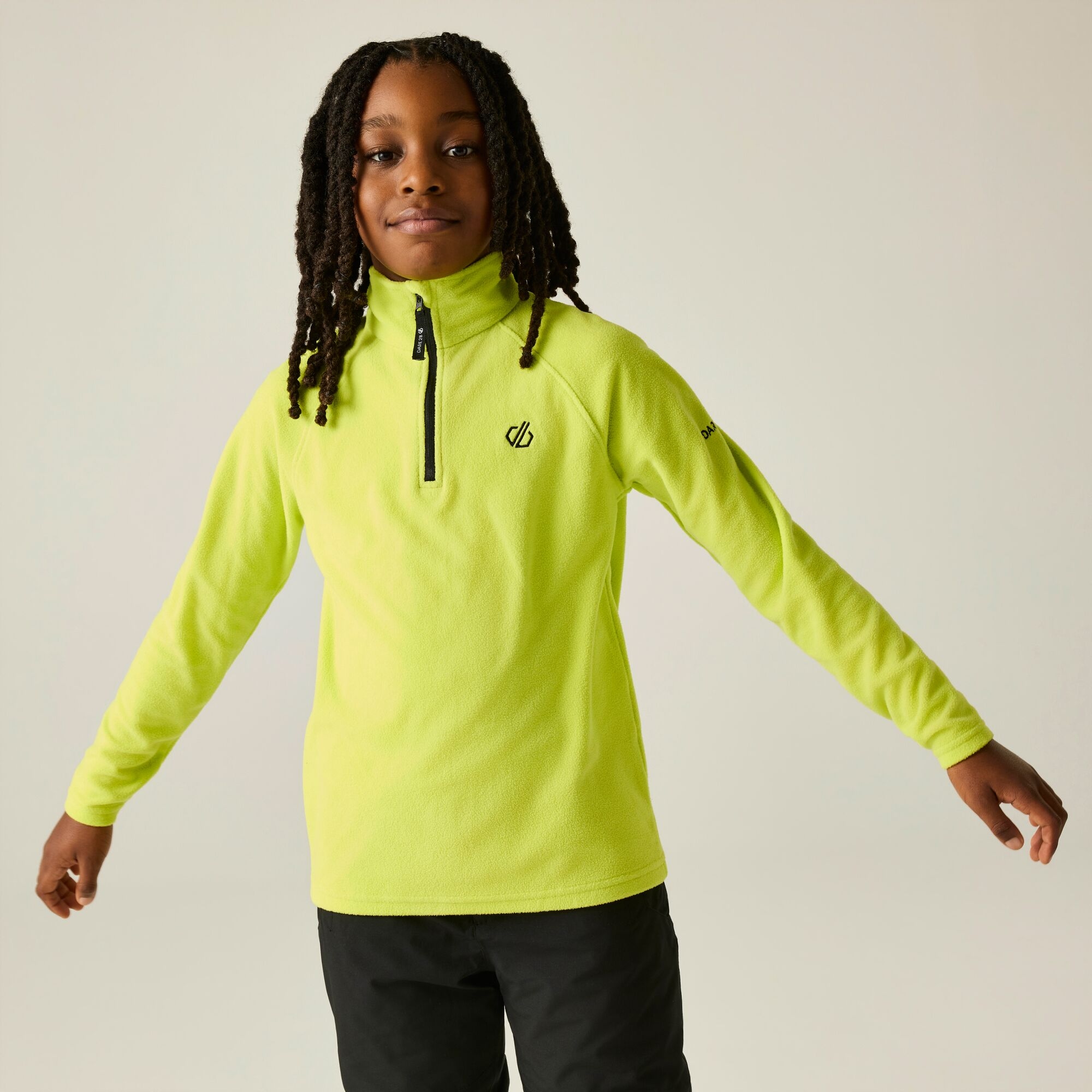 Dare 2B Kids’ Freehand School Fleece - Green Size 14 Years