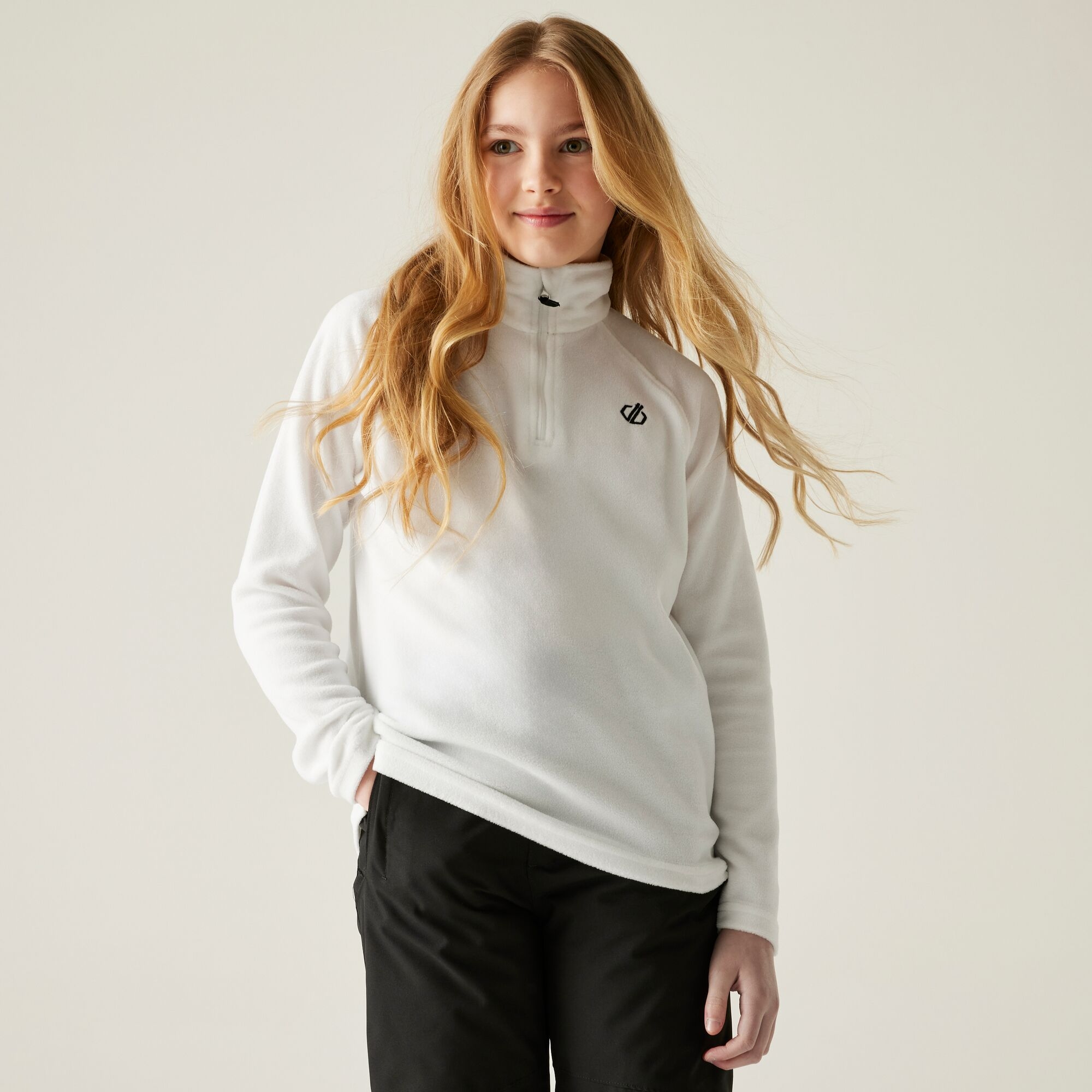 Dare 2B Kids’ Freehand Fleece Size: 5-6 Years Unisex Kids White