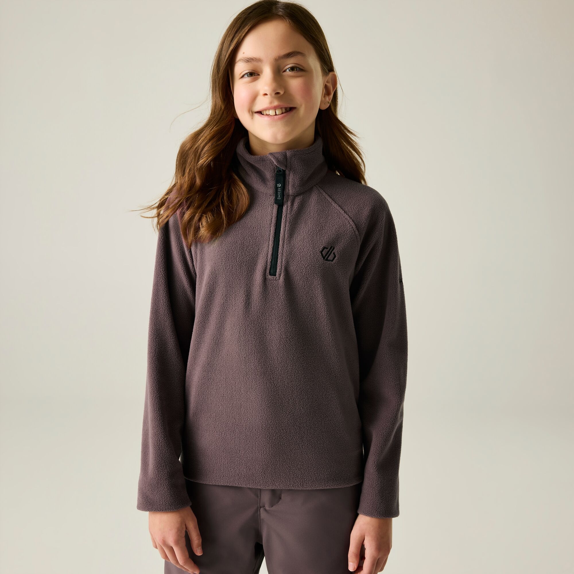 Dare 2B Kids’ Freehand School Fleece - Purple Size 3-4 Years