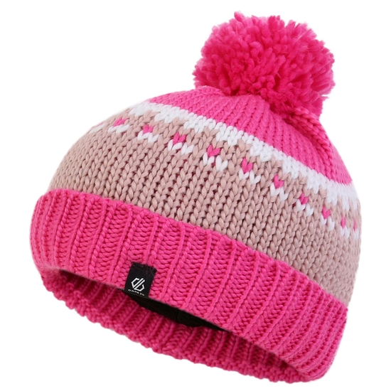 Kids' Boffin Bobble Hat  Pure Pink