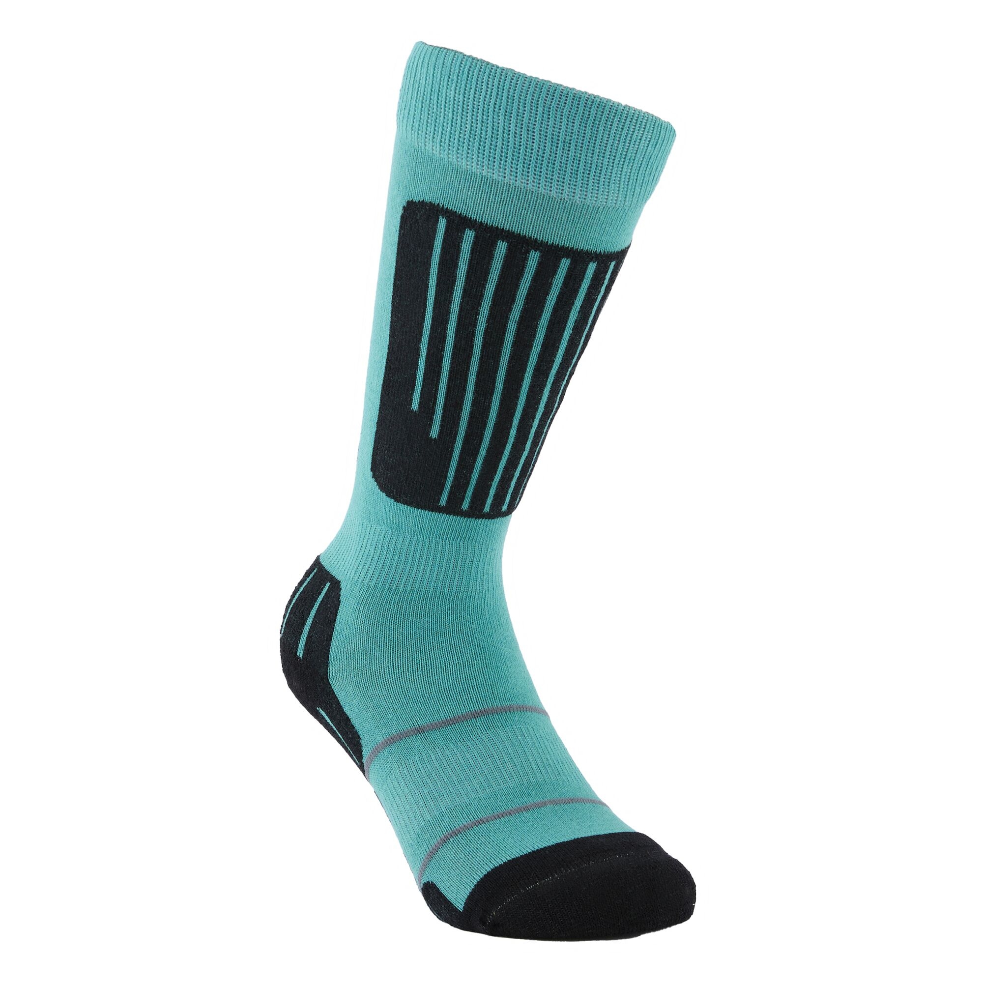 Dare 2B Unisex Kids Green Kids’ Technical Ski Socks, Cotton, Cotton Size: Uk 6-8 - Image 2