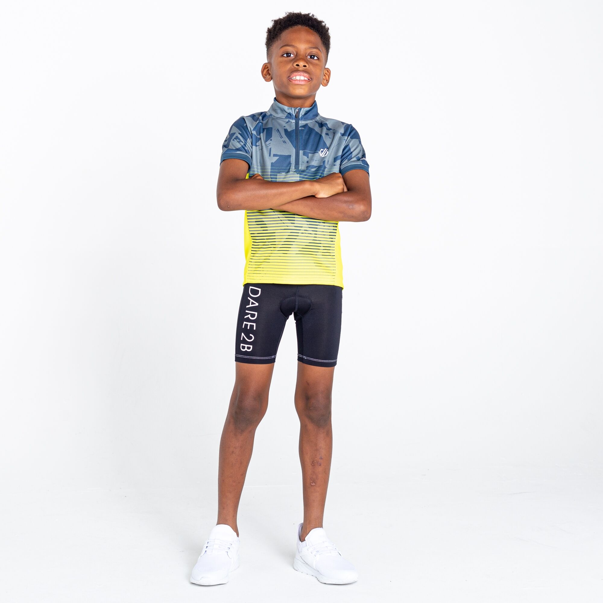 Dare 2b - Dziecięce Spodenki Rowerowe Gradual Czarny, Rozmiar: 176 cm