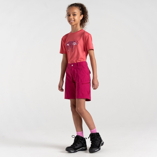 Dare 2b - Kids' Reprise II Lightweight Shorts Berry Pink