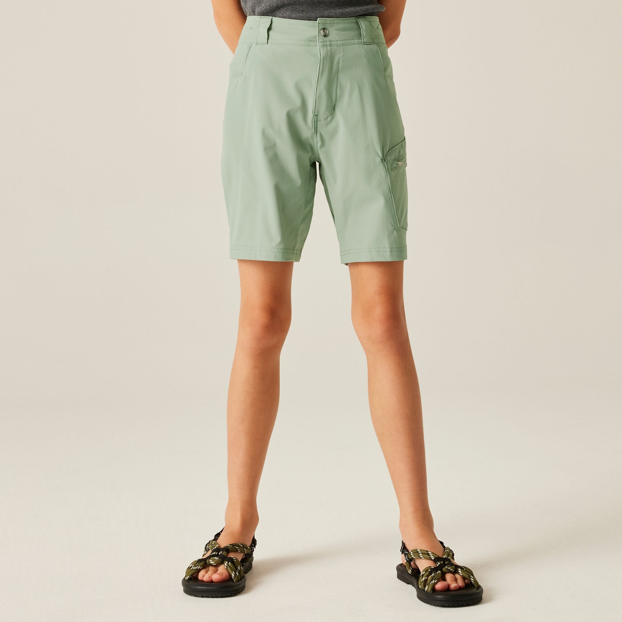 Dare 2b Dare 2b Spodenki dziecięce Reprise III Multipocket Zielony