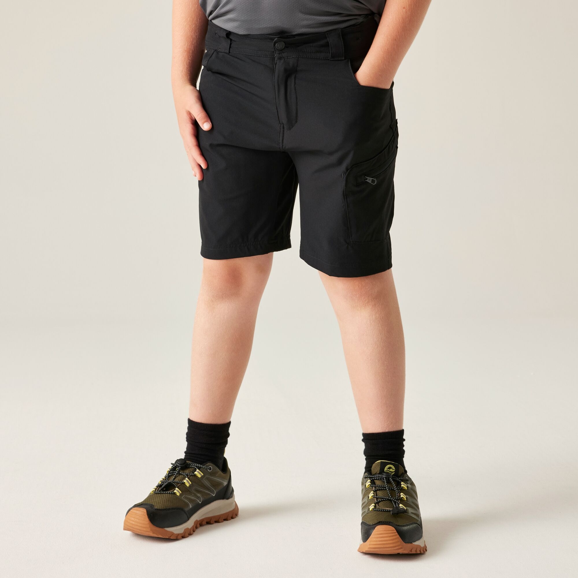 Dare 2b Spodenki dziecięce Reprise III Multipocket Czarny