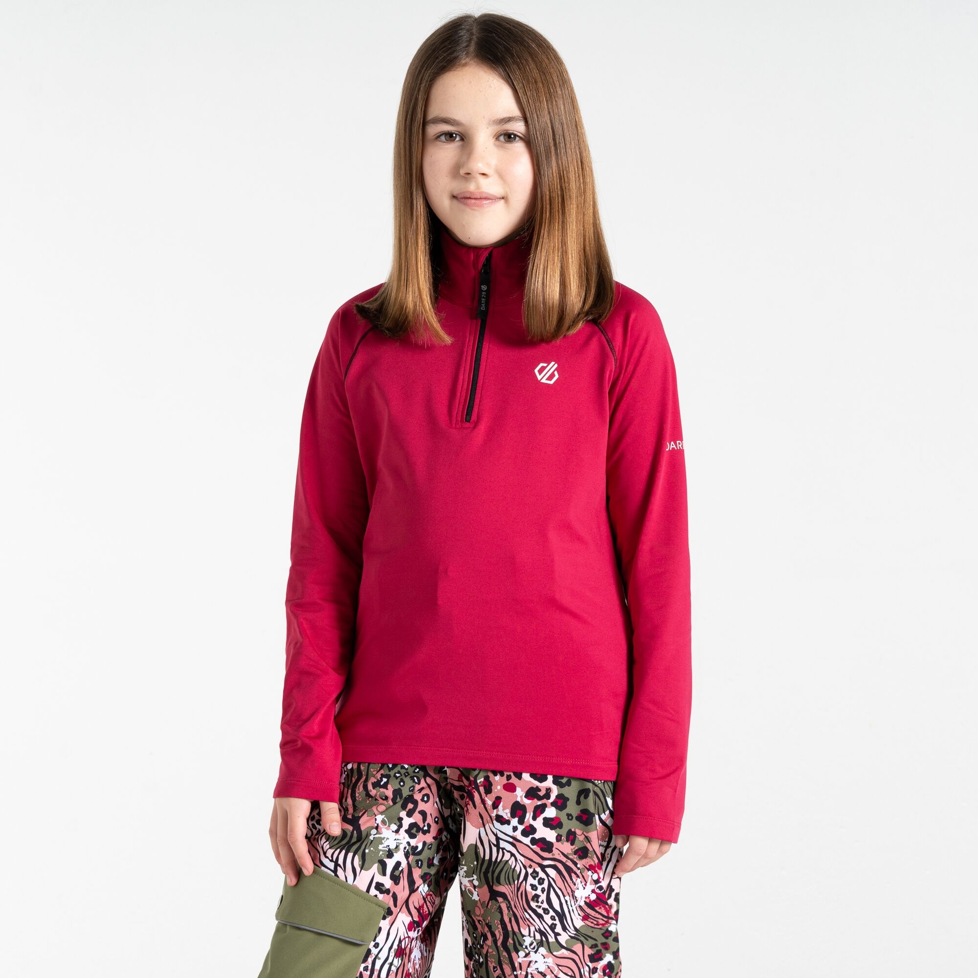 Dare 2b - Dziecięca Bluza Narciarska Consist II Różowy, Rozmiar: 158 cm