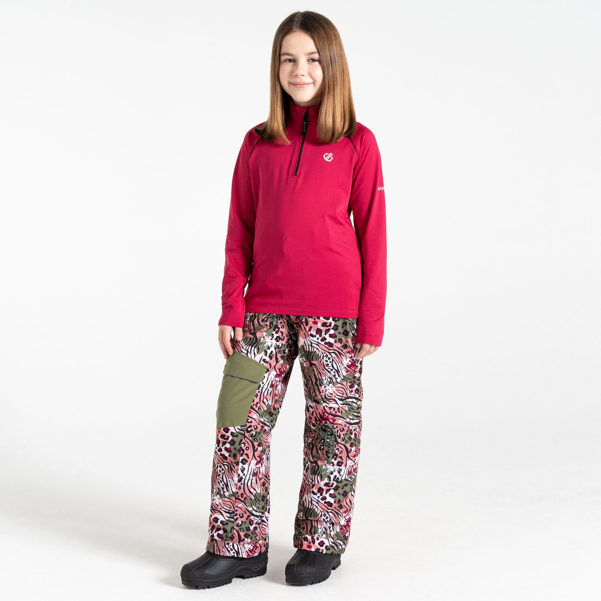 Dare 2b Bluza narciarska dziecięca Consist II Różowy