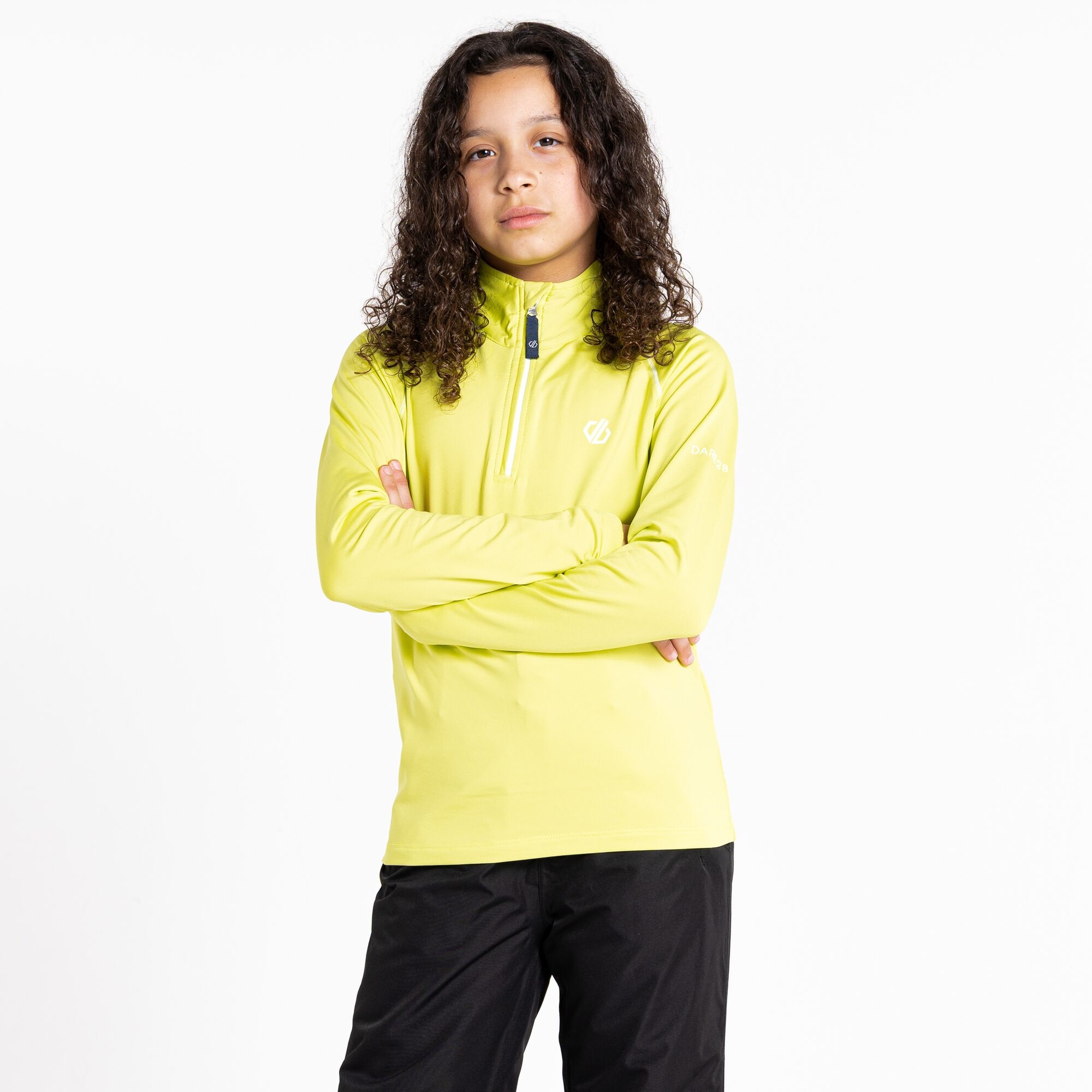 Dare 2b Bluza narciarska dziecięca Consist II Limonkowy