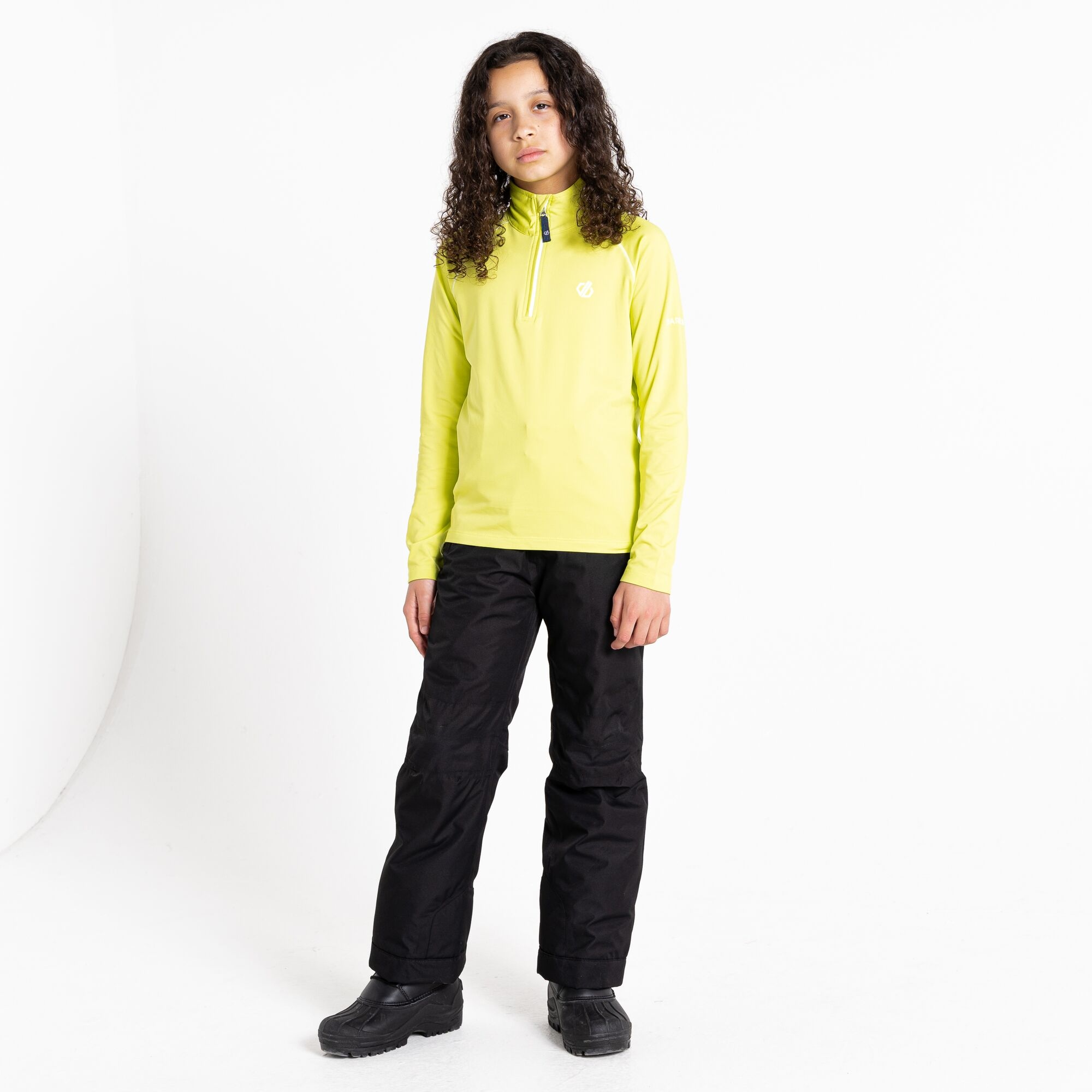 Dare 2b Bluza narciarska dziecięca Consist II Limonkowy