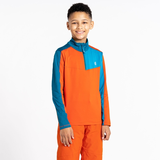 Dare 2b - Dziecięca bluza termiczna Formate II Pomarańczowo-turkusowy