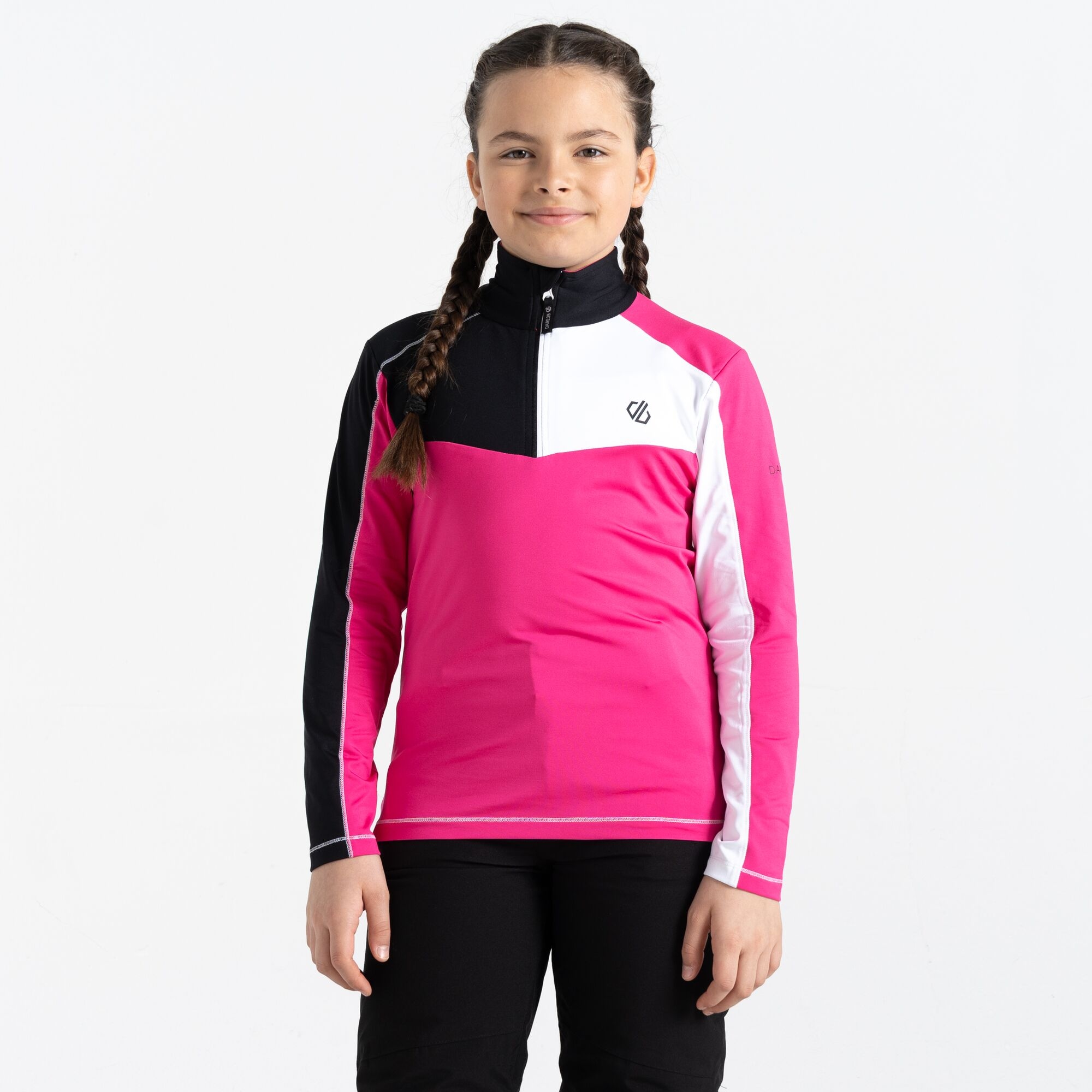 Dare 2b Dziecięca bluza termiczna Formate II Różowo-czarny