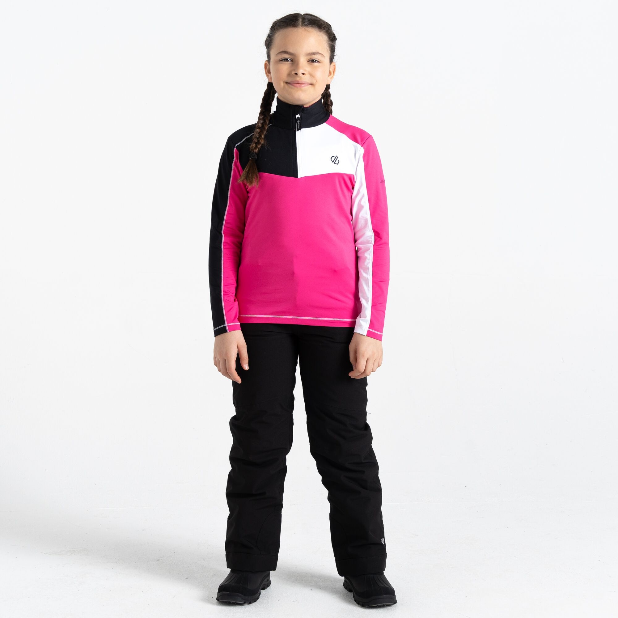 Dare 2b Dziecięca bluza termiczna Formate II Różowo-czarny