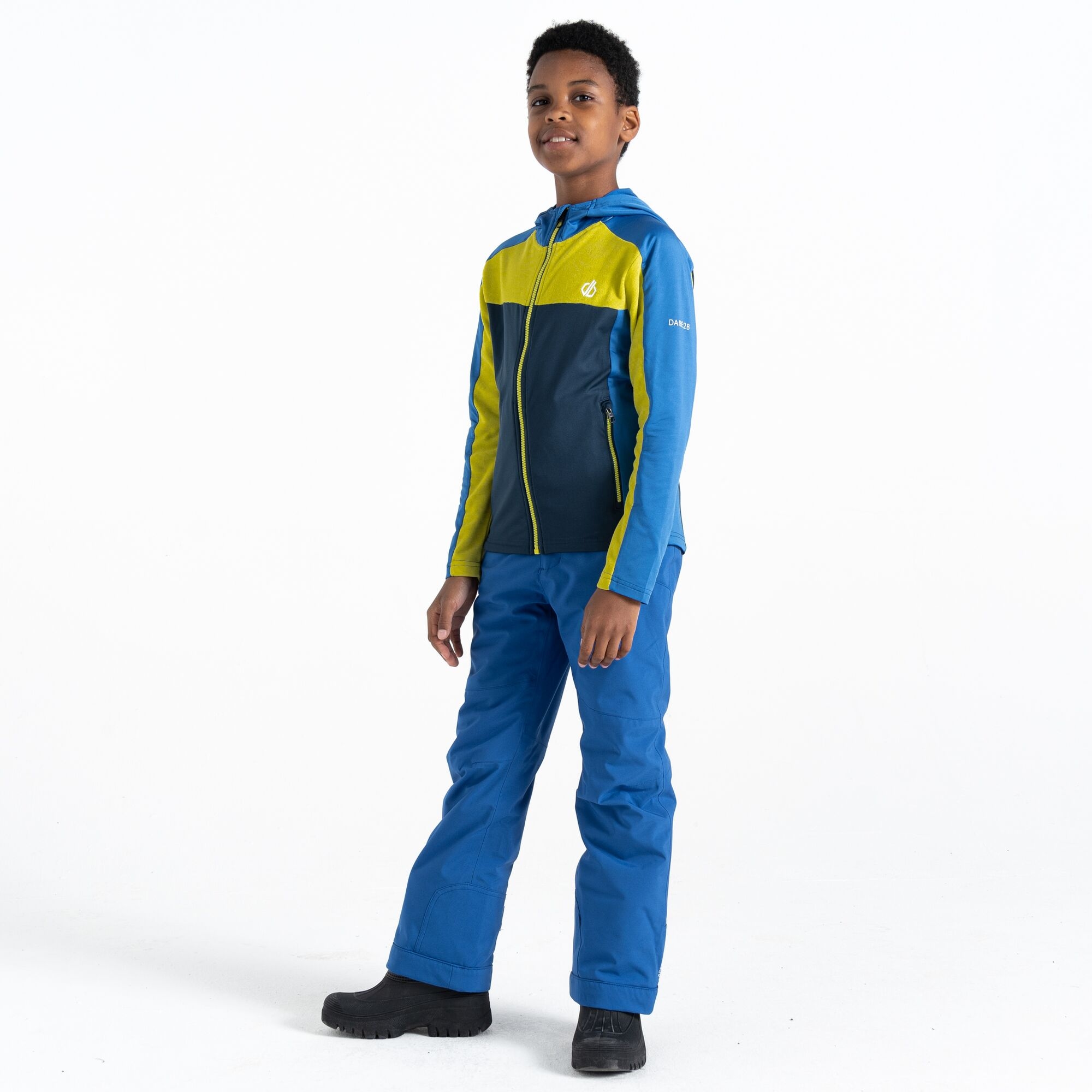 Dare 2b - Dziecięca Bluza z Kapturem Thriving Niebiesko-żółty